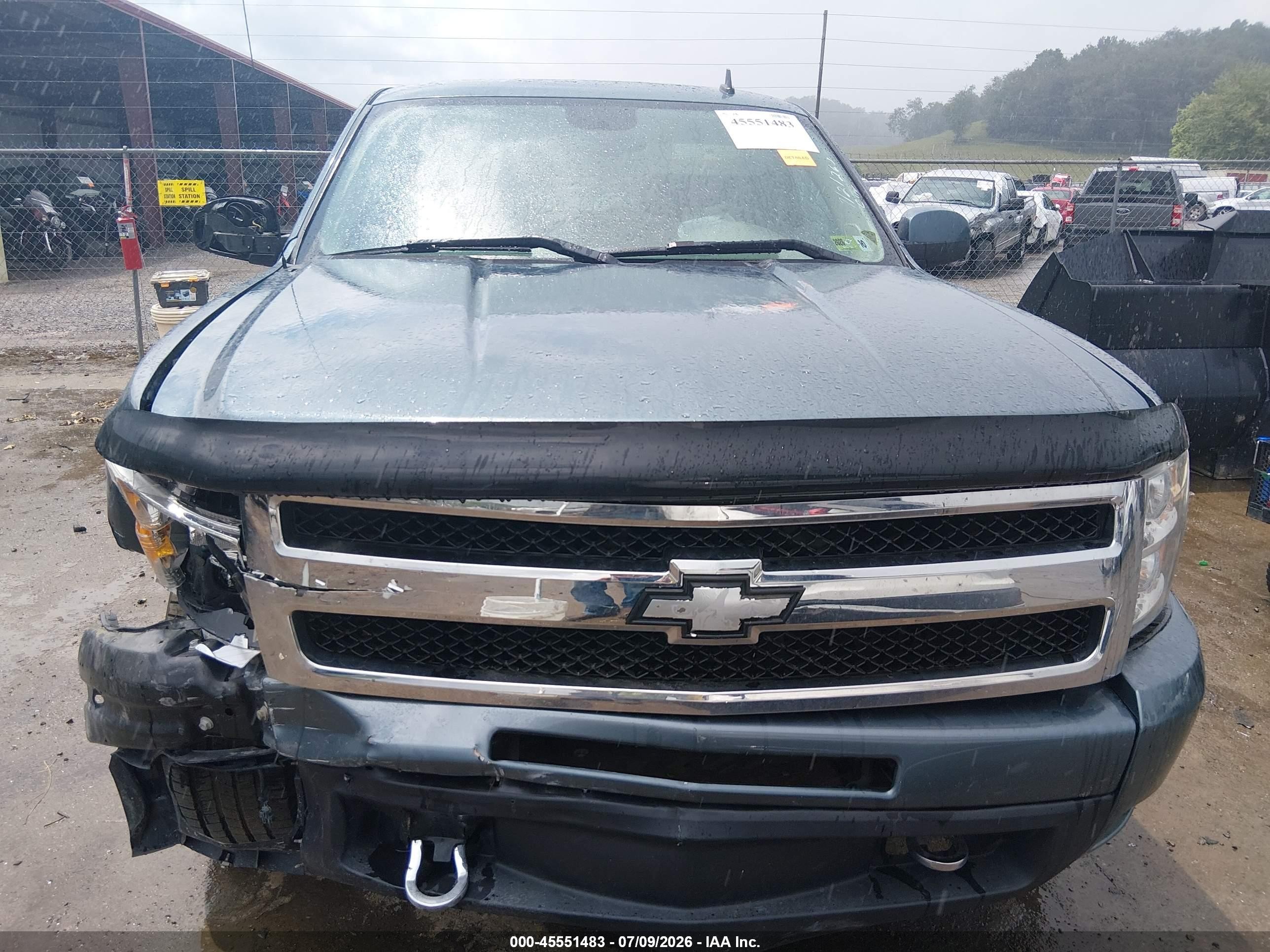 2011 Chevrolet Silverado 1500 Ltz Blue vin: 1GCRKTE39BZ323063