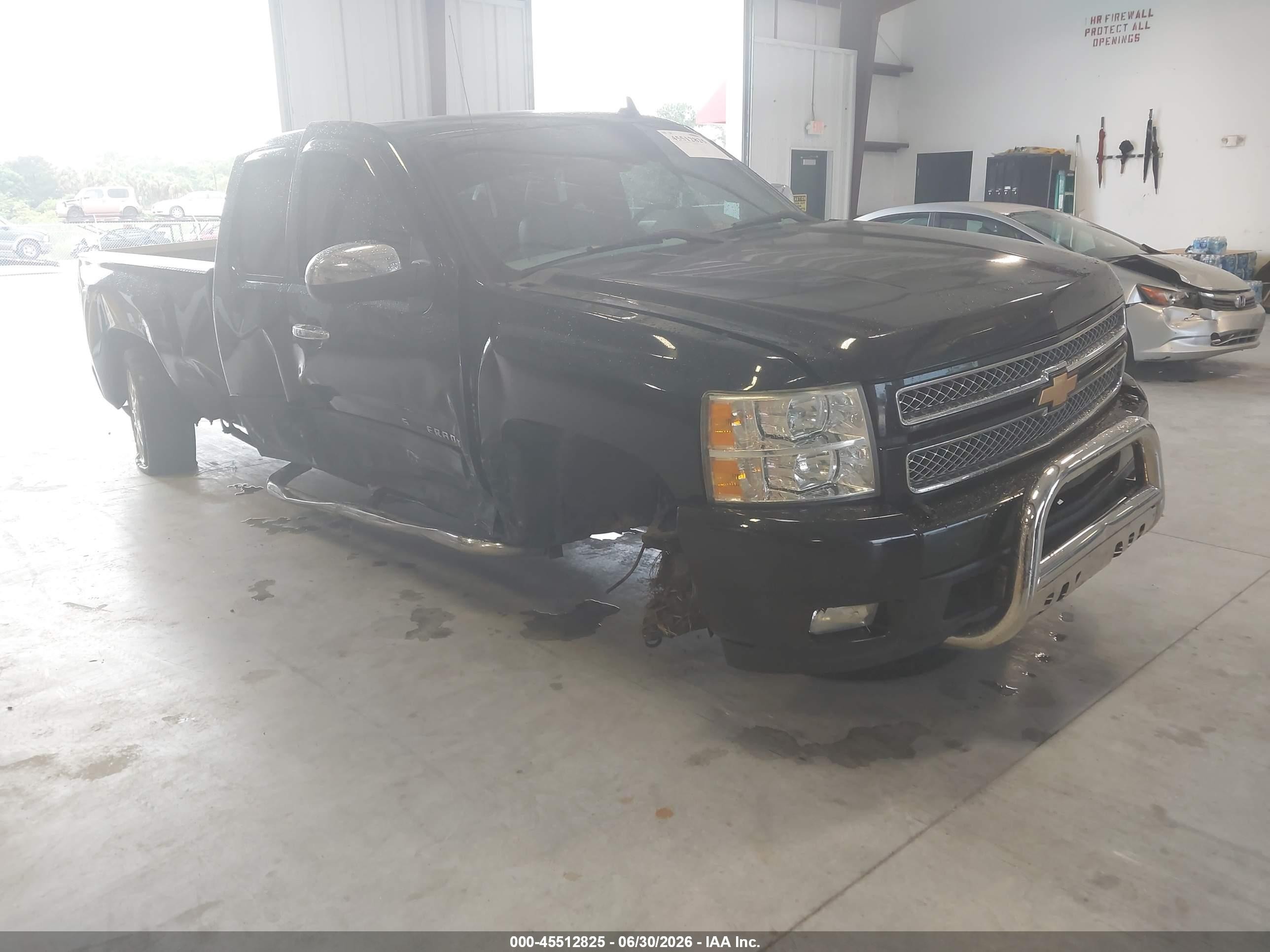 2012 Chevrolet Silverado 1500 Ltz Black vin: 1GCRKTE71CZ300655