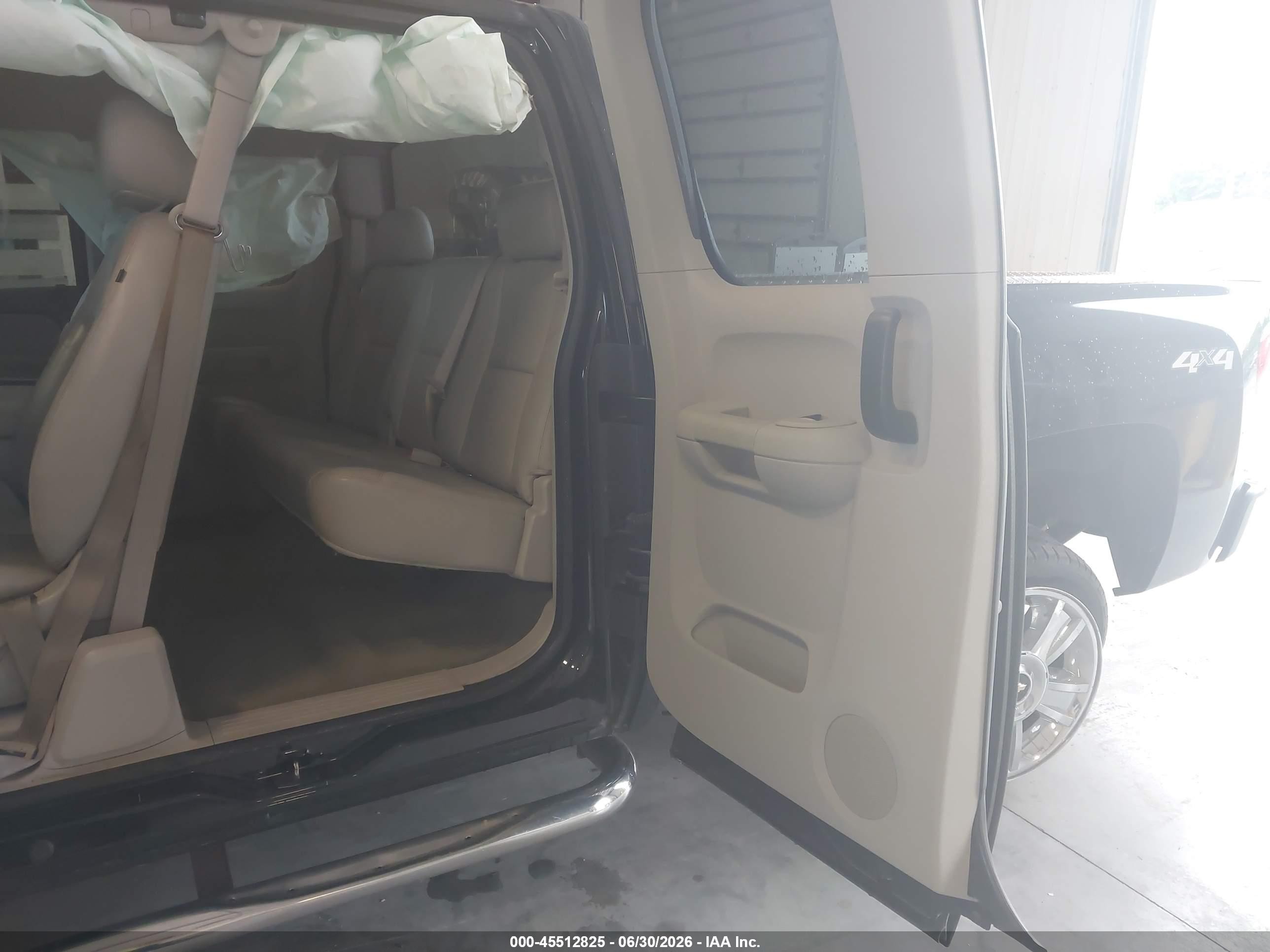 2012 Chevrolet Silverado 1500 Ltz Black vin: 1GCRKTE71CZ300655