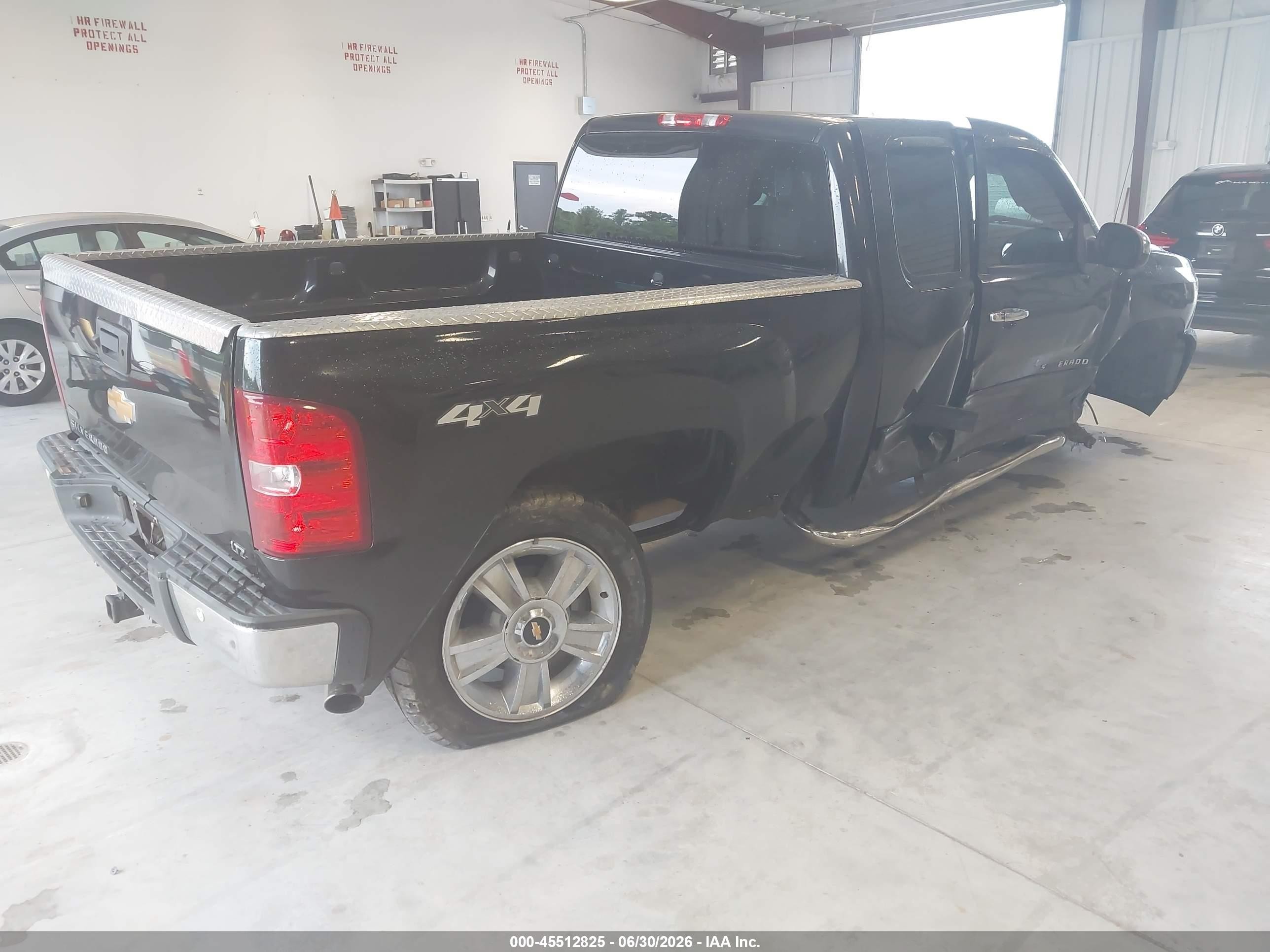 2012 Chevrolet Silverado 1500 Ltz Black vin: 1GCRKTE71CZ300655