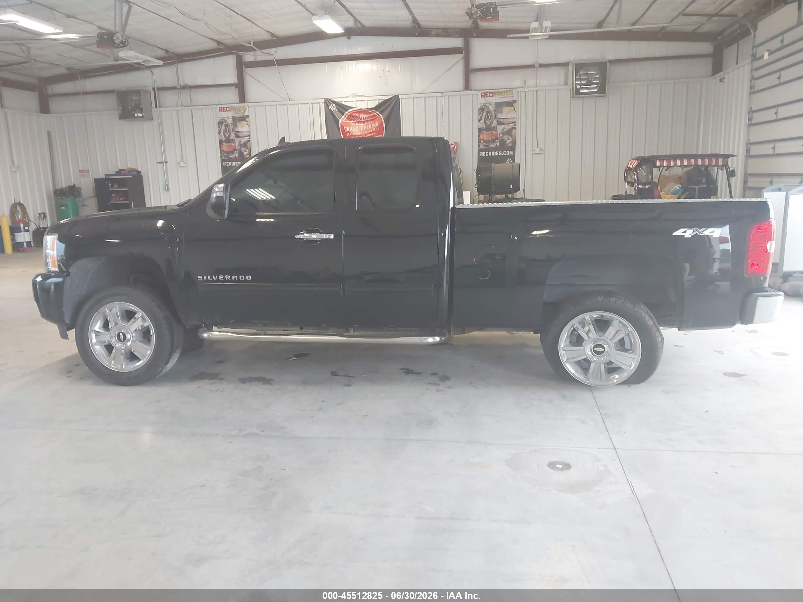 2012 Chevrolet Silverado 1500 Ltz Black vin: 1GCRKTE71CZ300655