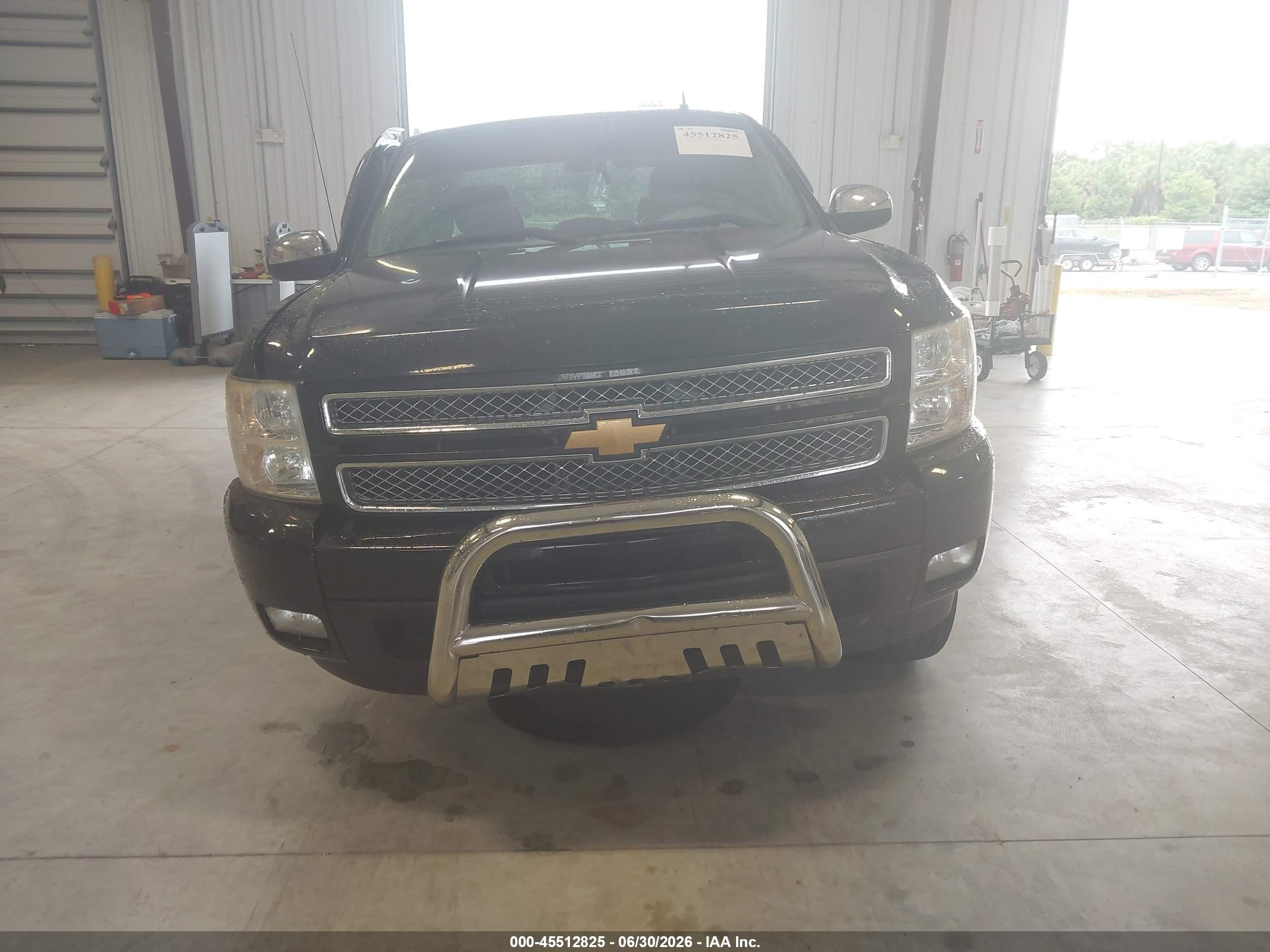 2012 Chevrolet Silverado 1500 Ltz Black vin: 1GCRKTE71CZ300655