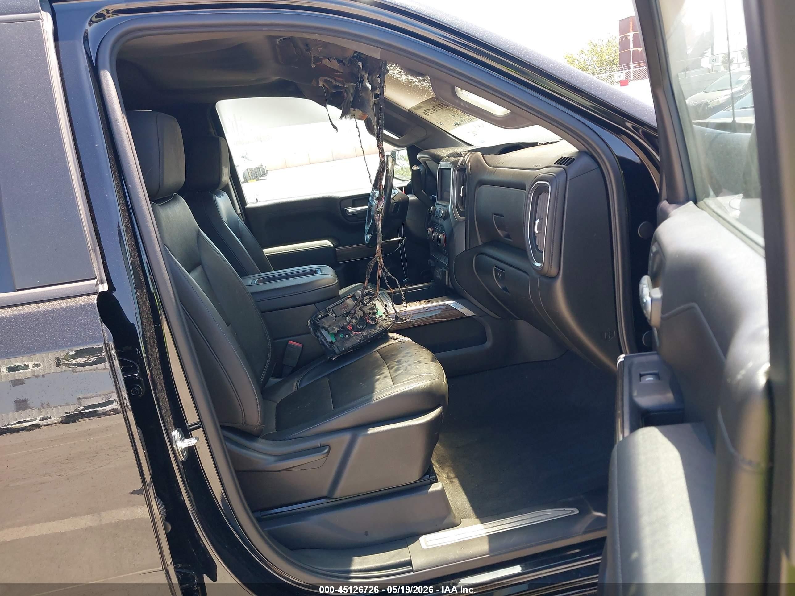 2019 Chevrolet Silverado 1500 Rst Black vin: 1GCRWDED0KZ332303