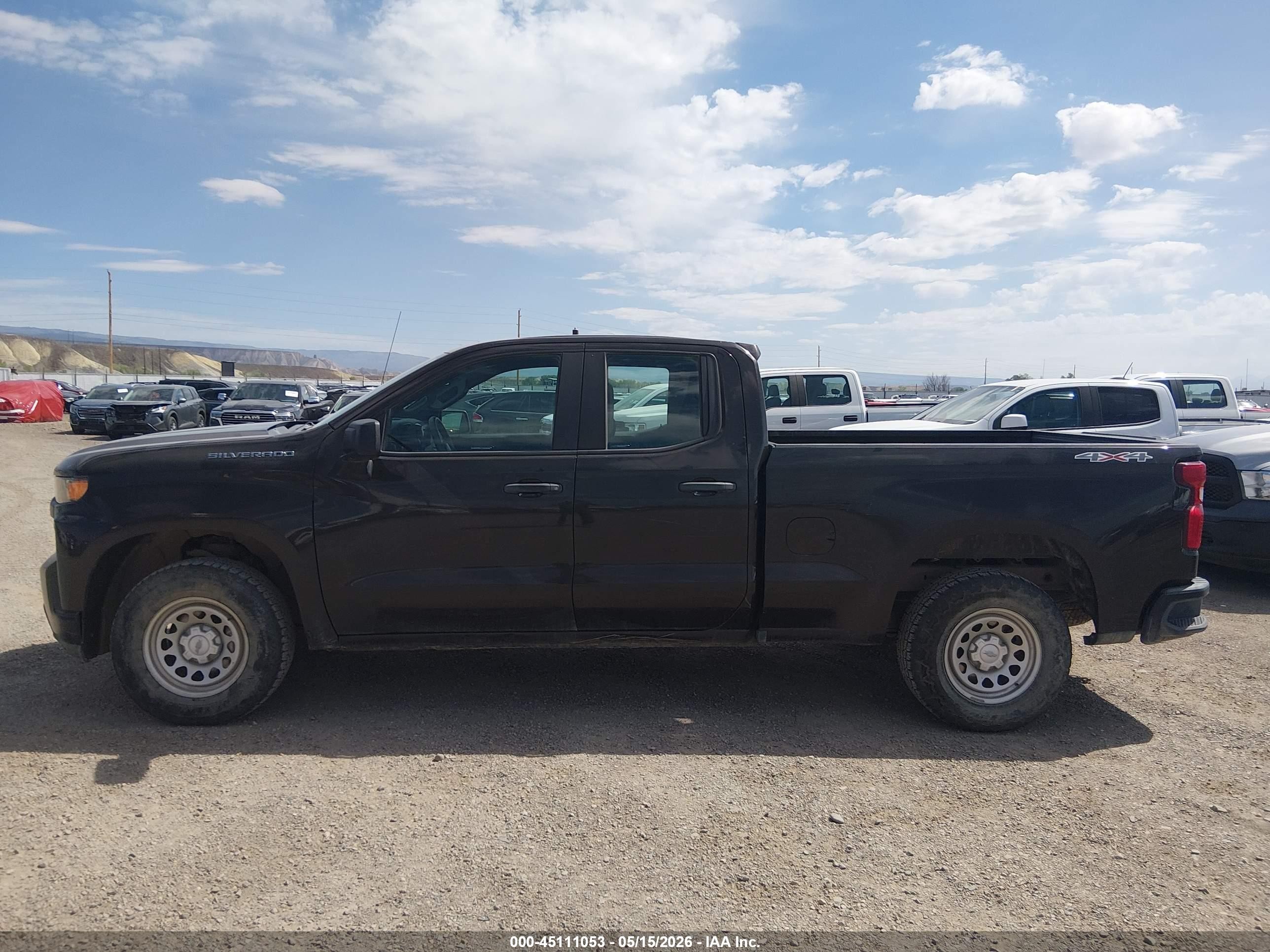 2019 Chevrolet Silverado 1500 Work Truck Gray vin: 1GCRYAEH6KZ368024