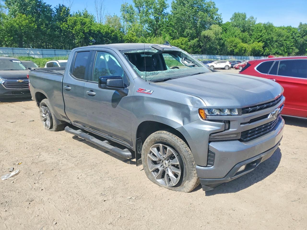 2019 Chevrolet Silverado K1500 Rst Синий vin: 1GCRYEED2KZ402514