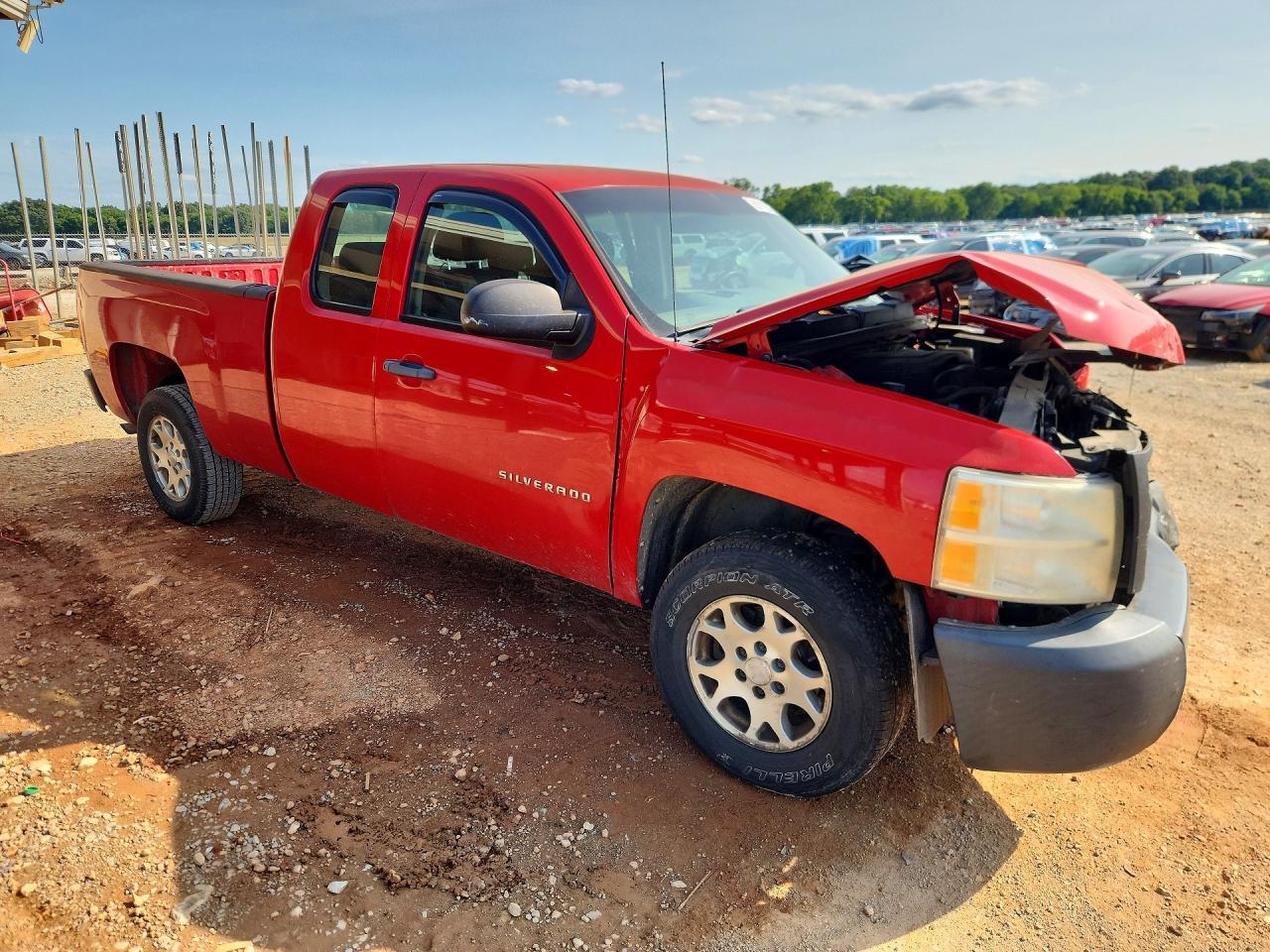 2010 Chevrolet Silverado C1500 Red vin: 1GCSCPE04AZ235905