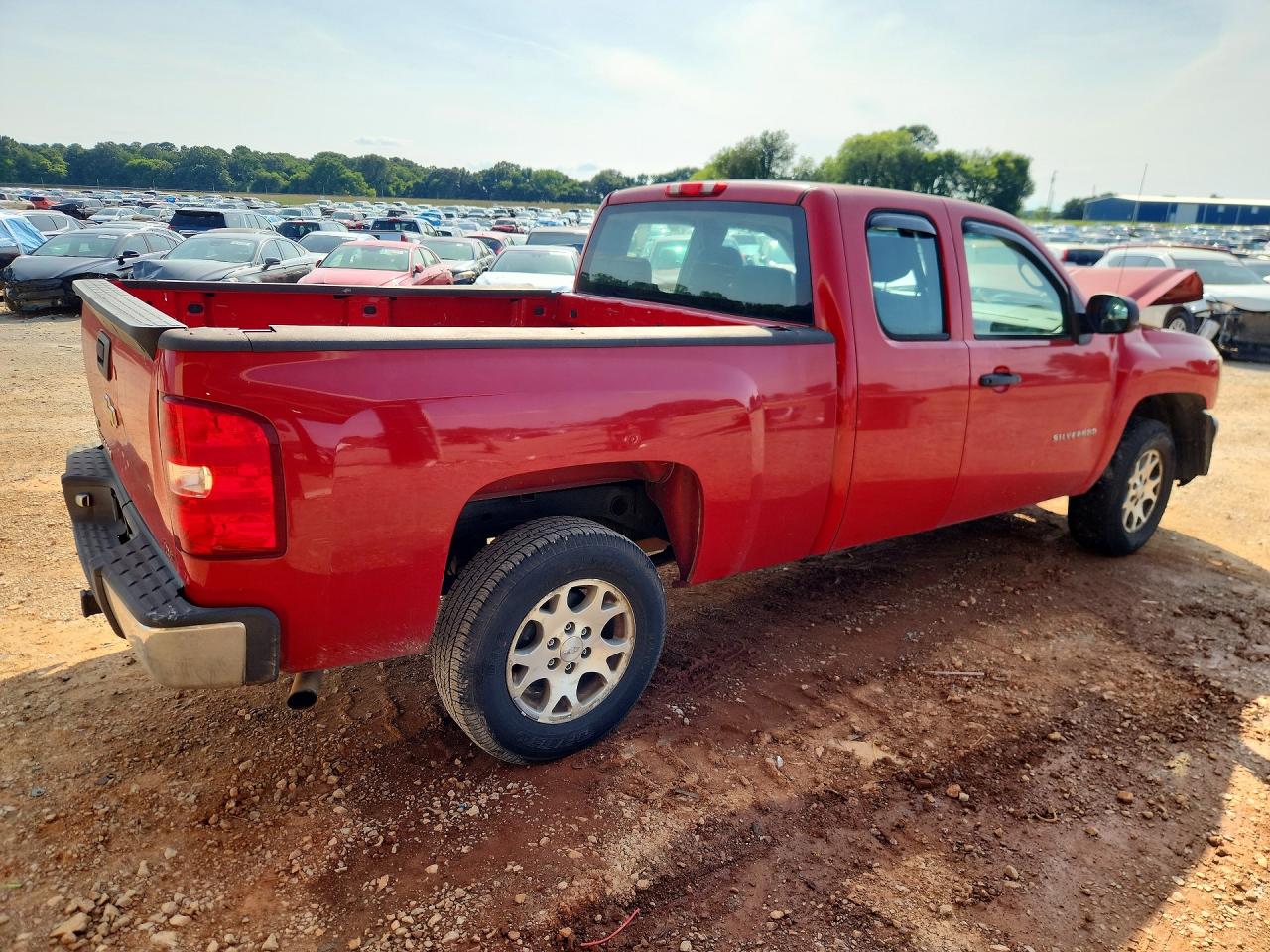 2010 Chevrolet Silverado C1500 Red vin: 1GCSCPE04AZ235905