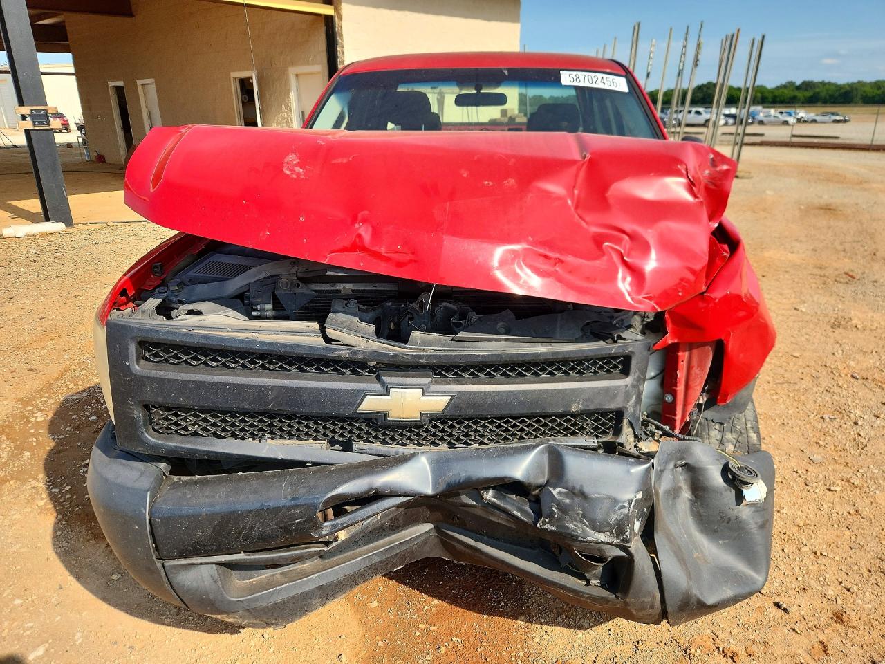 2010 Chevrolet Silverado C1500 Red vin: 1GCSCPE04AZ235905