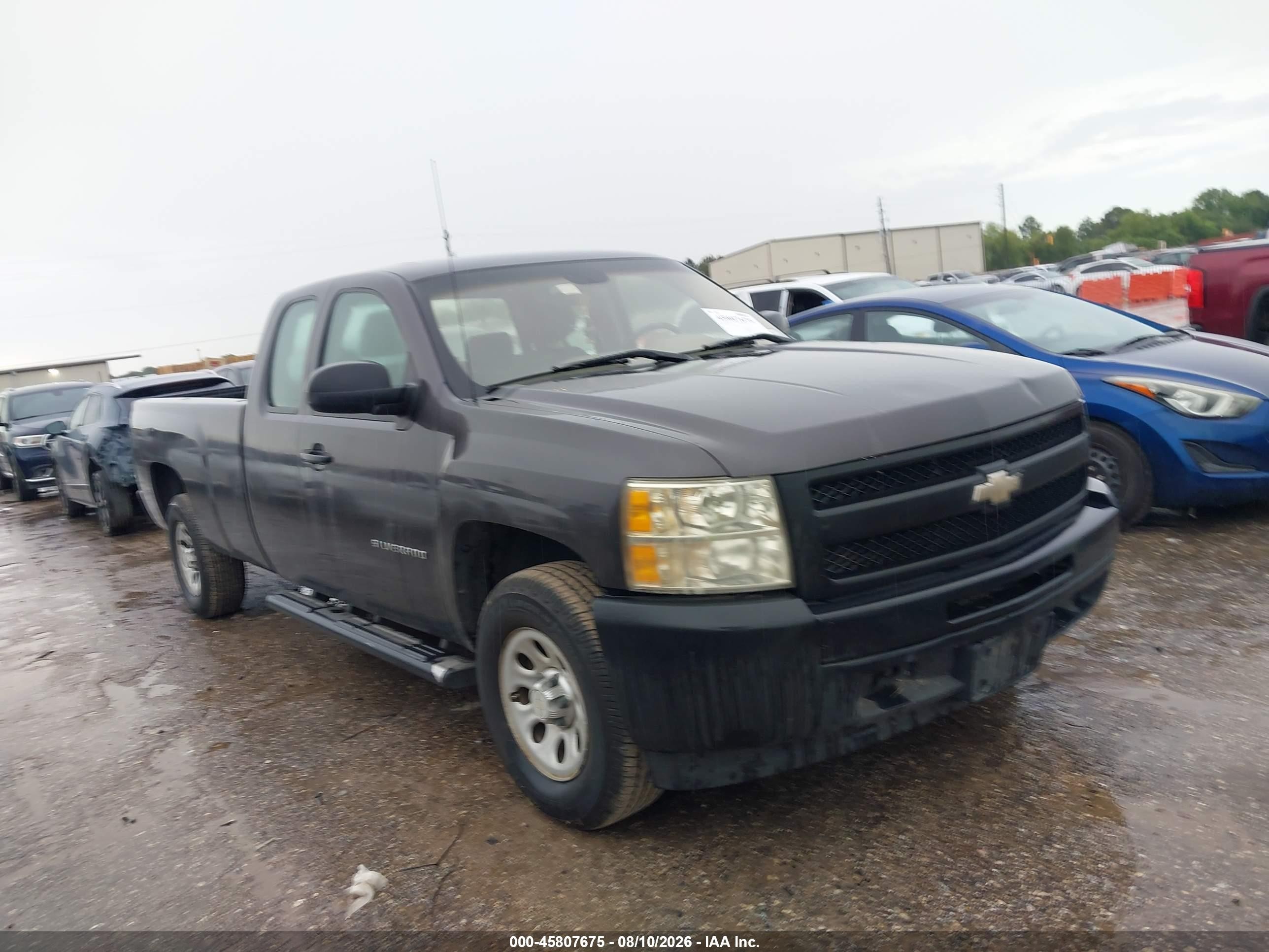 2010 Chevrolet Silverado 1500 Work Truck Gray vin: 1GCSCPE09AZ201099
