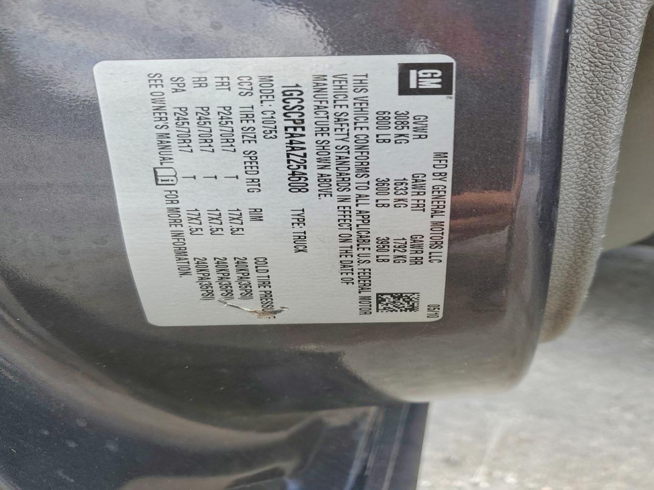2010 Chevrolet Silverado C1500 Gray vin: 1GCSCPEA4AZ254608
