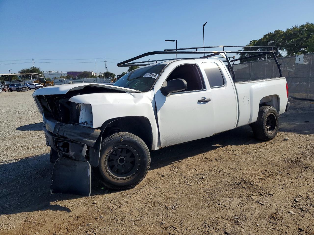 2010 Chevrolet Silverado C1500 White vin: 1GCSCPEA7AZ109580
