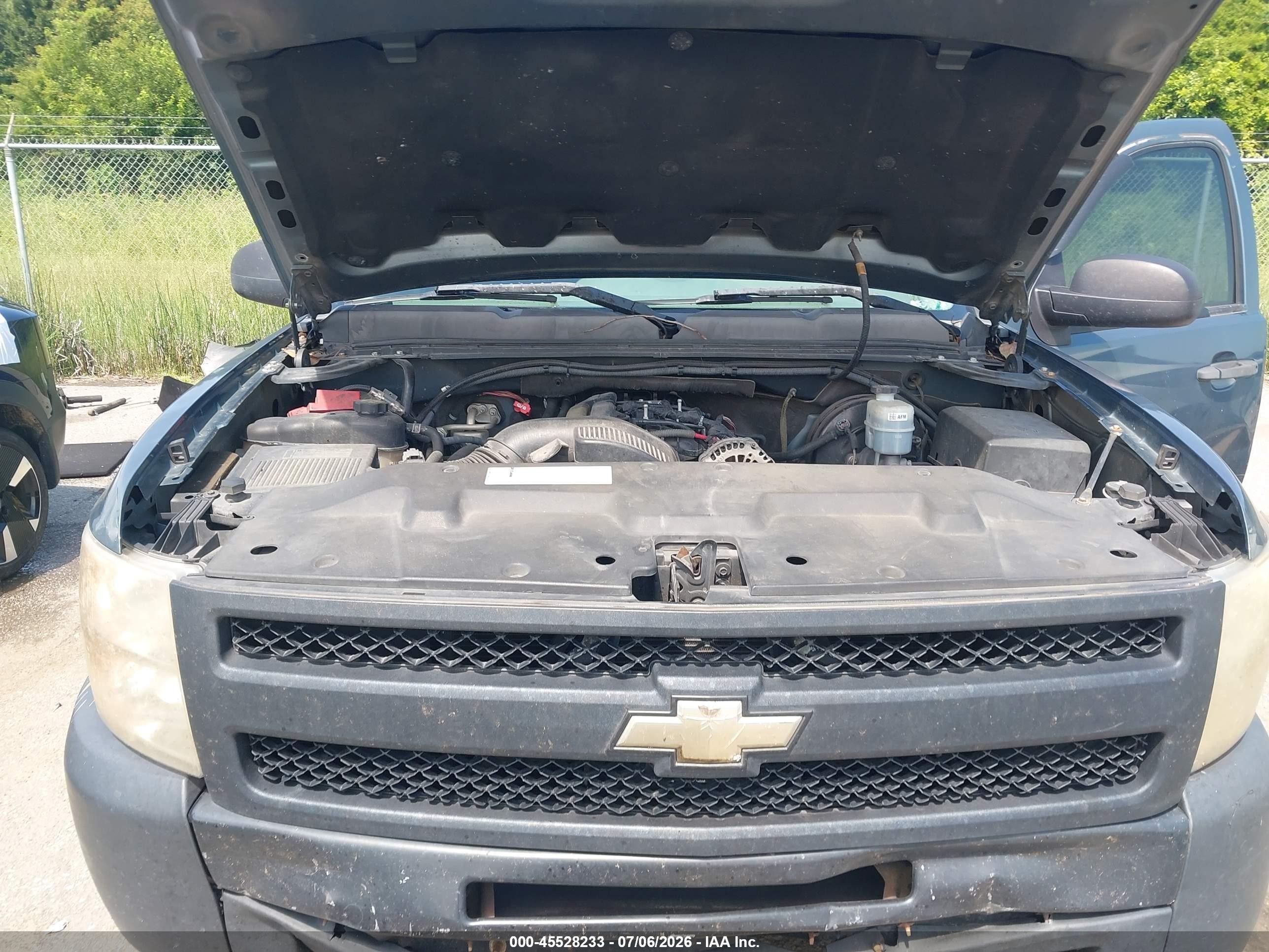 2010 Chevrolet Silverado 1500 Work Truck Blue vin: 1GCSCPEAXAZ276905