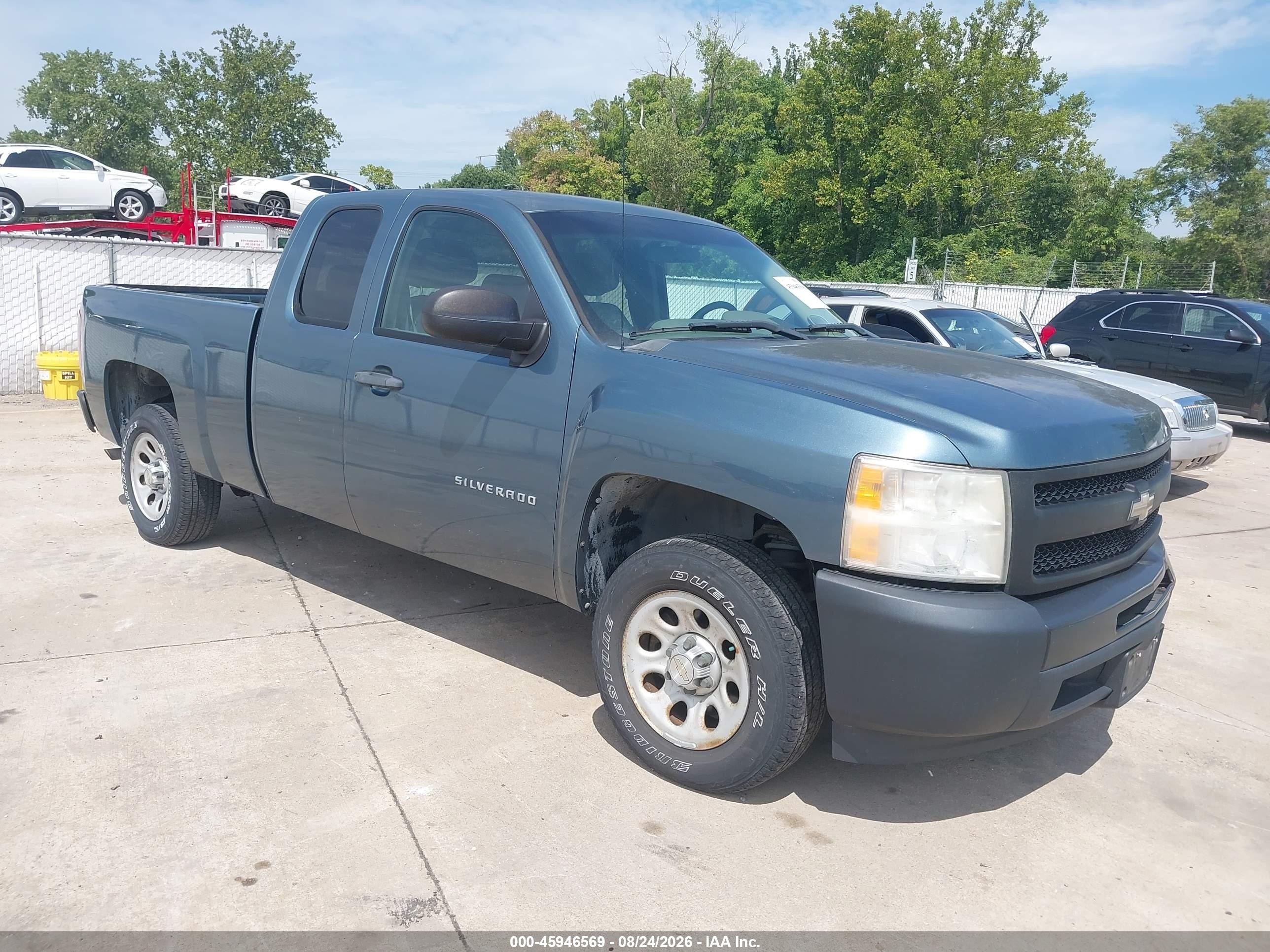 2010 Chevrolet Silverado 1500 Work Truck Blue vin: 1GCSCPEX6AZ100793