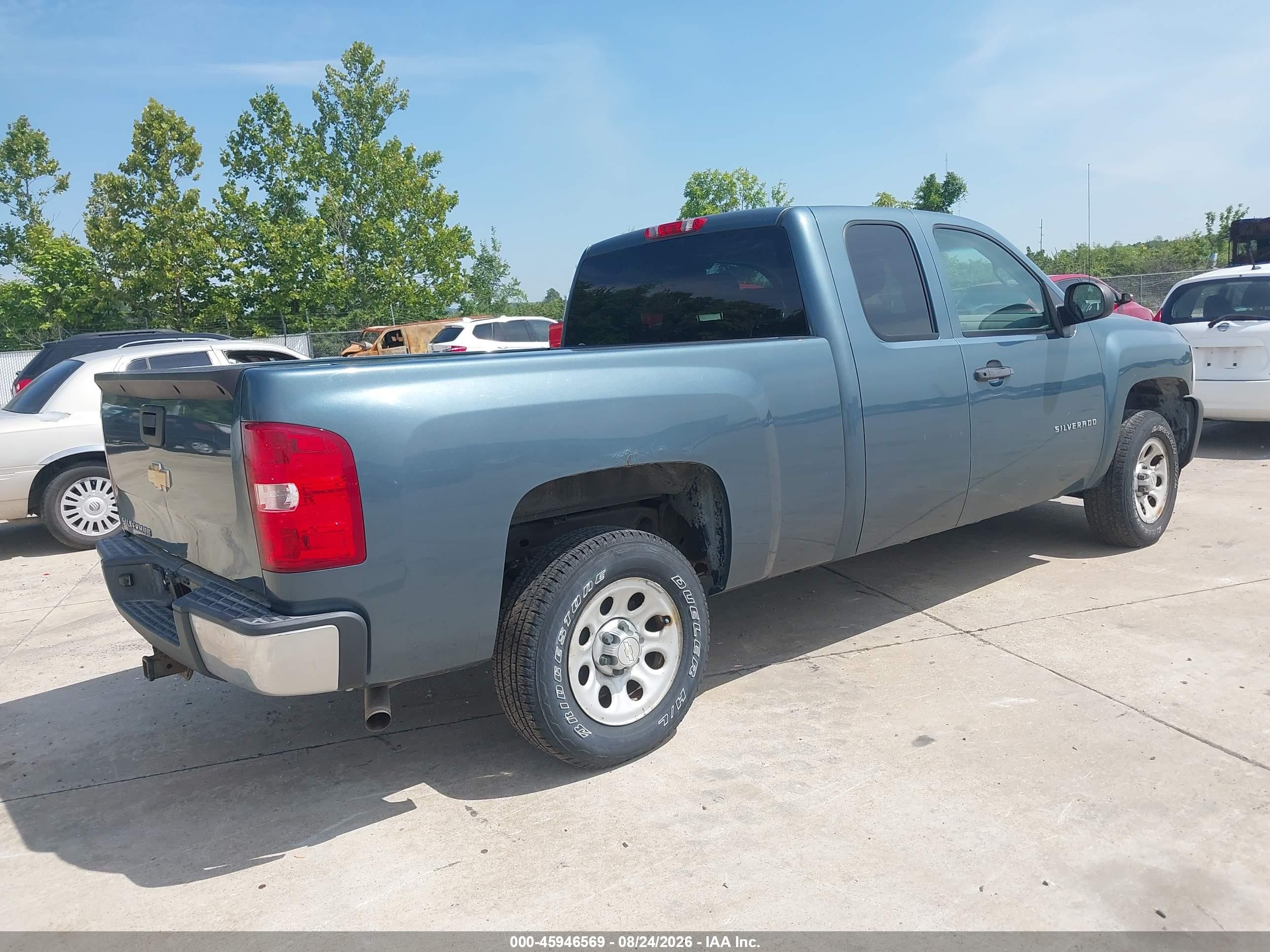 2010 Chevrolet Silverado 1500 Work Truck Blue vin: 1GCSCPEX6AZ100793