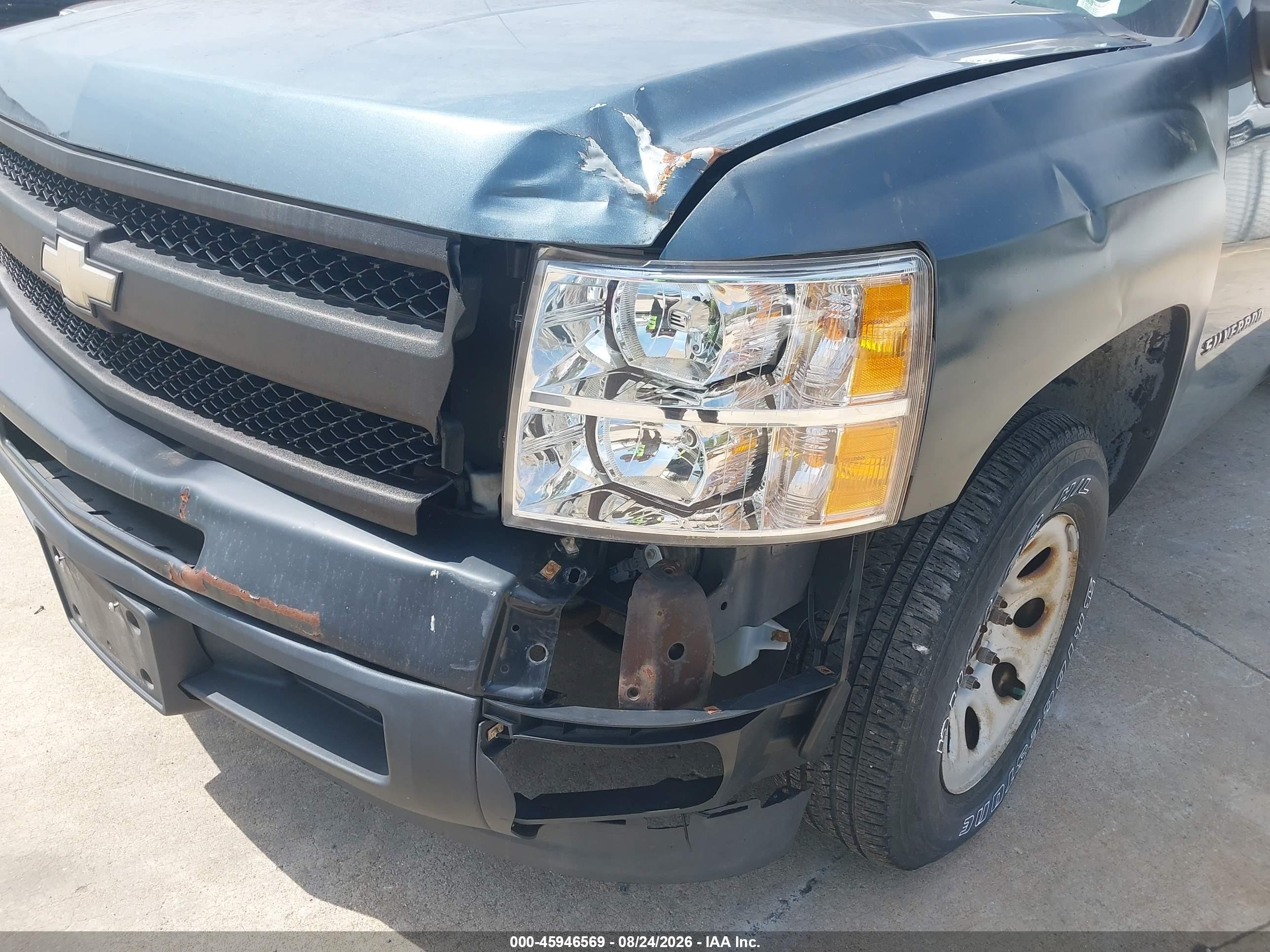 2010 Chevrolet Silverado 1500 Work Truck Blue vin: 1GCSCPEX6AZ100793
