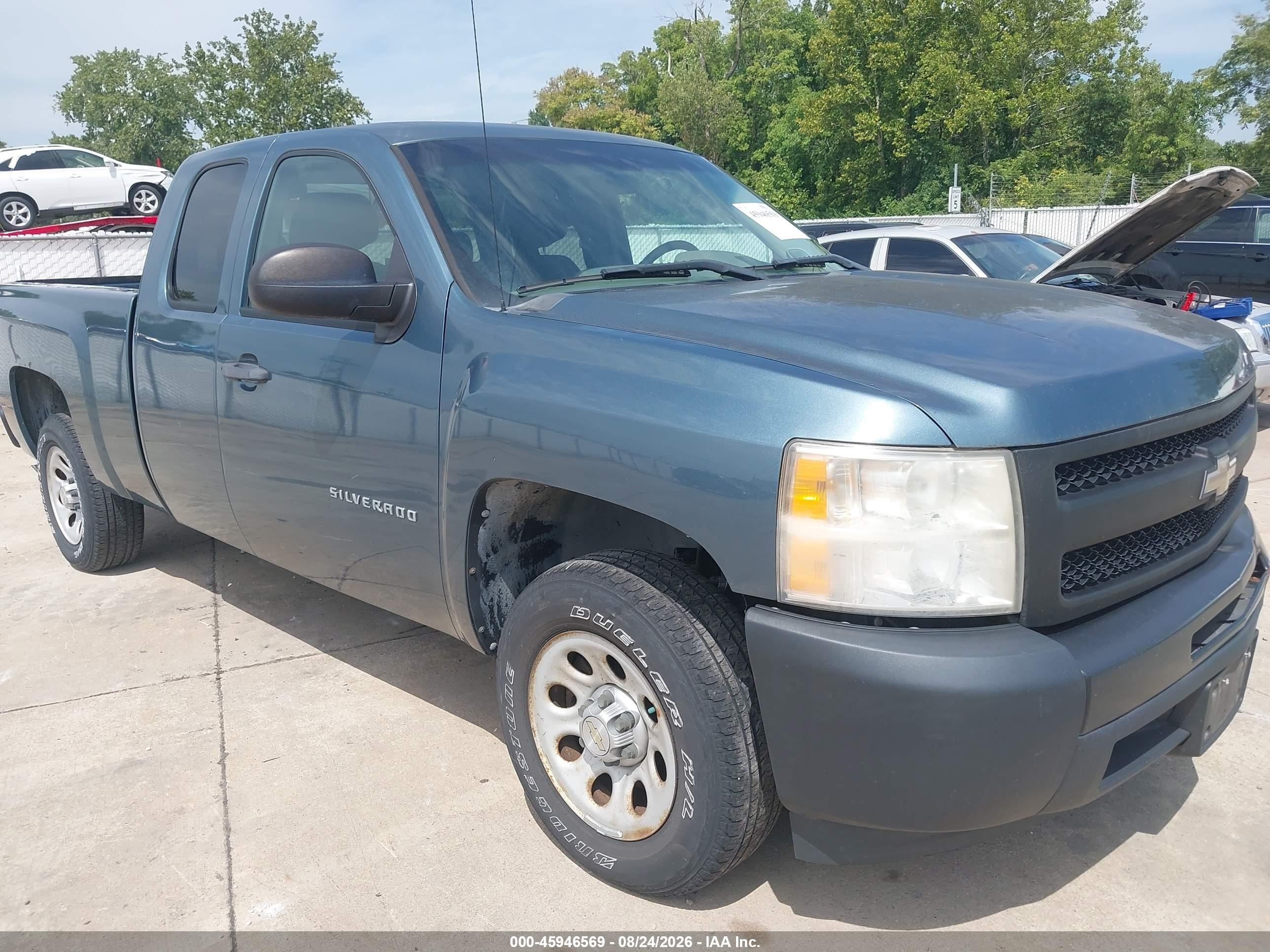 2010 Chevrolet Silverado 1500 Work Truck Blue vin: 1GCSCPEX6AZ100793