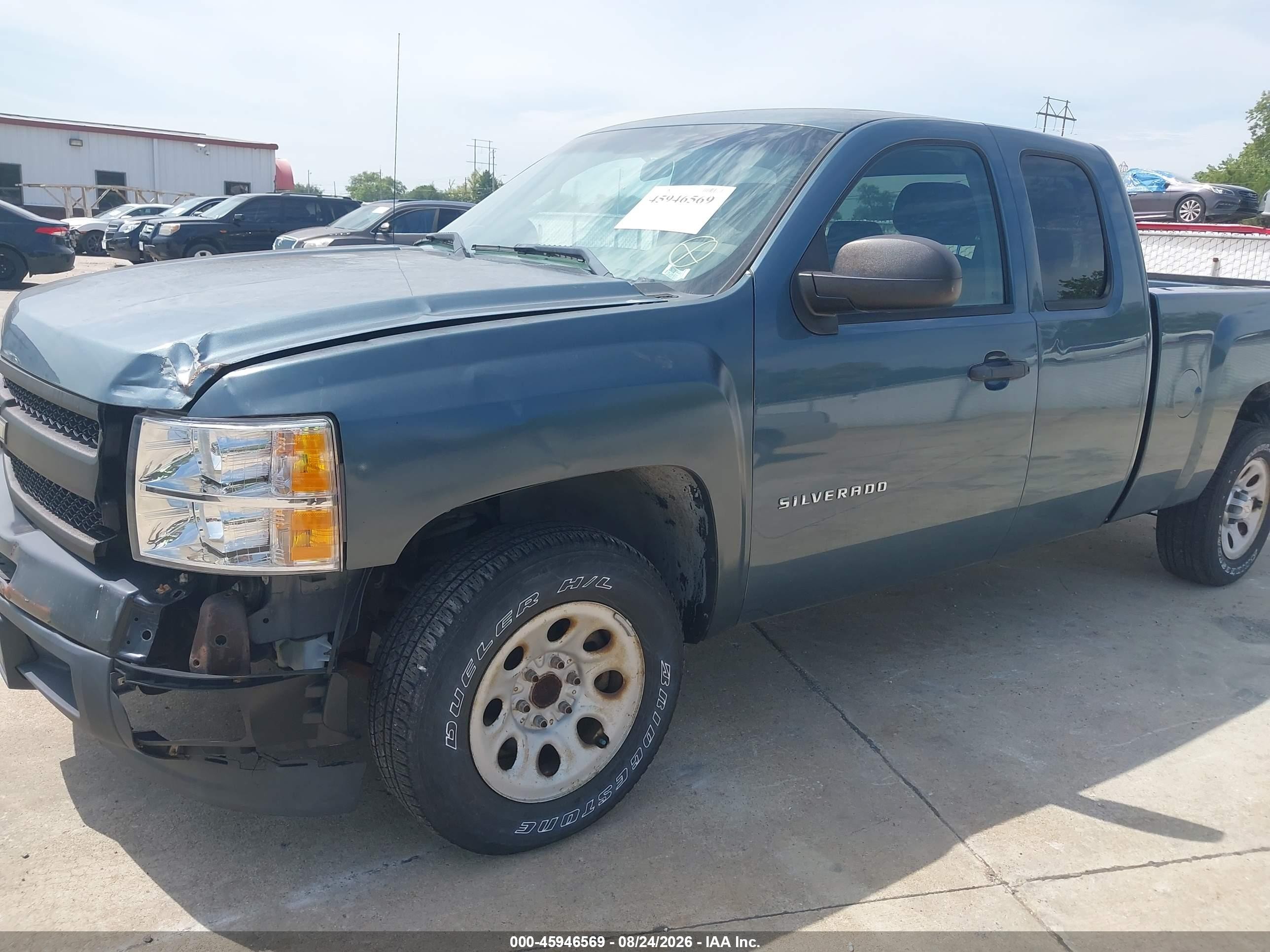 2010 Chevrolet Silverado 1500 Work Truck Blue vin: 1GCSCPEX6AZ100793