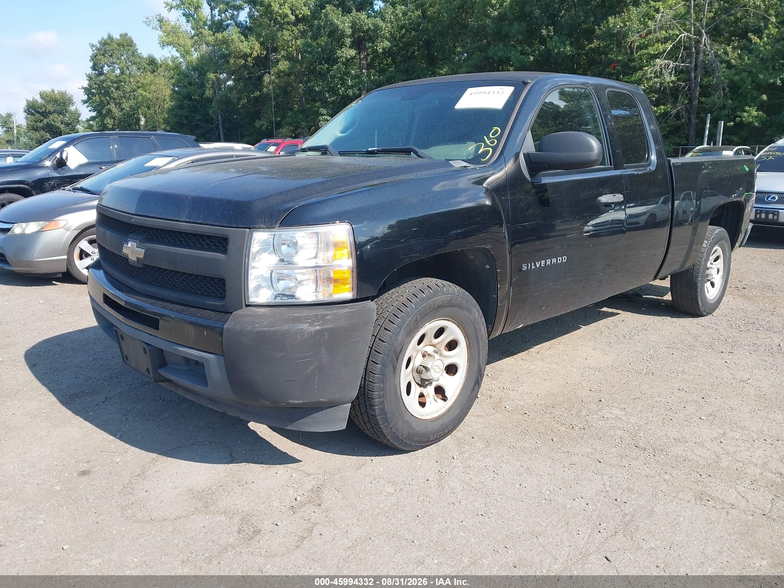 2010 Chevrolet Silverado 1500 Work Truck Черный vin: 1GCSCPEX9AZ123436