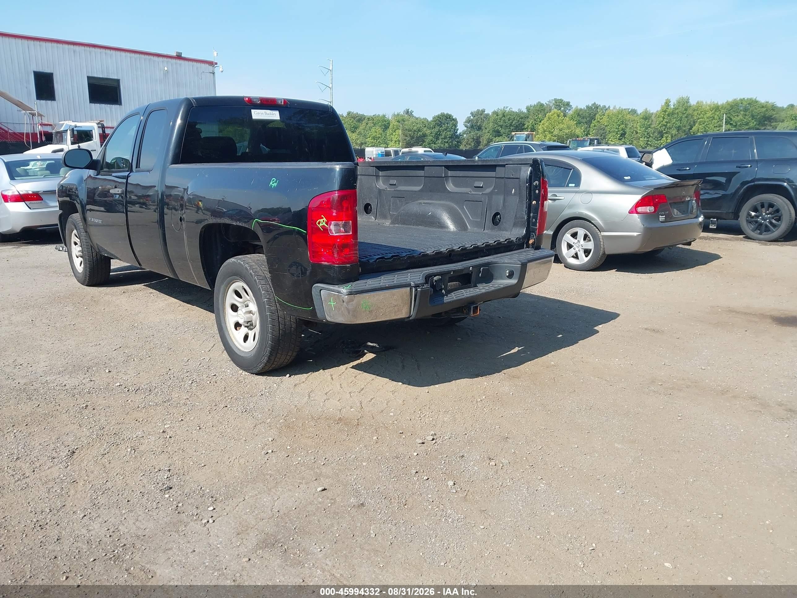 2010 Chevrolet Silverado 1500 Work Truck Черный vin: 1GCSCPEX9AZ123436