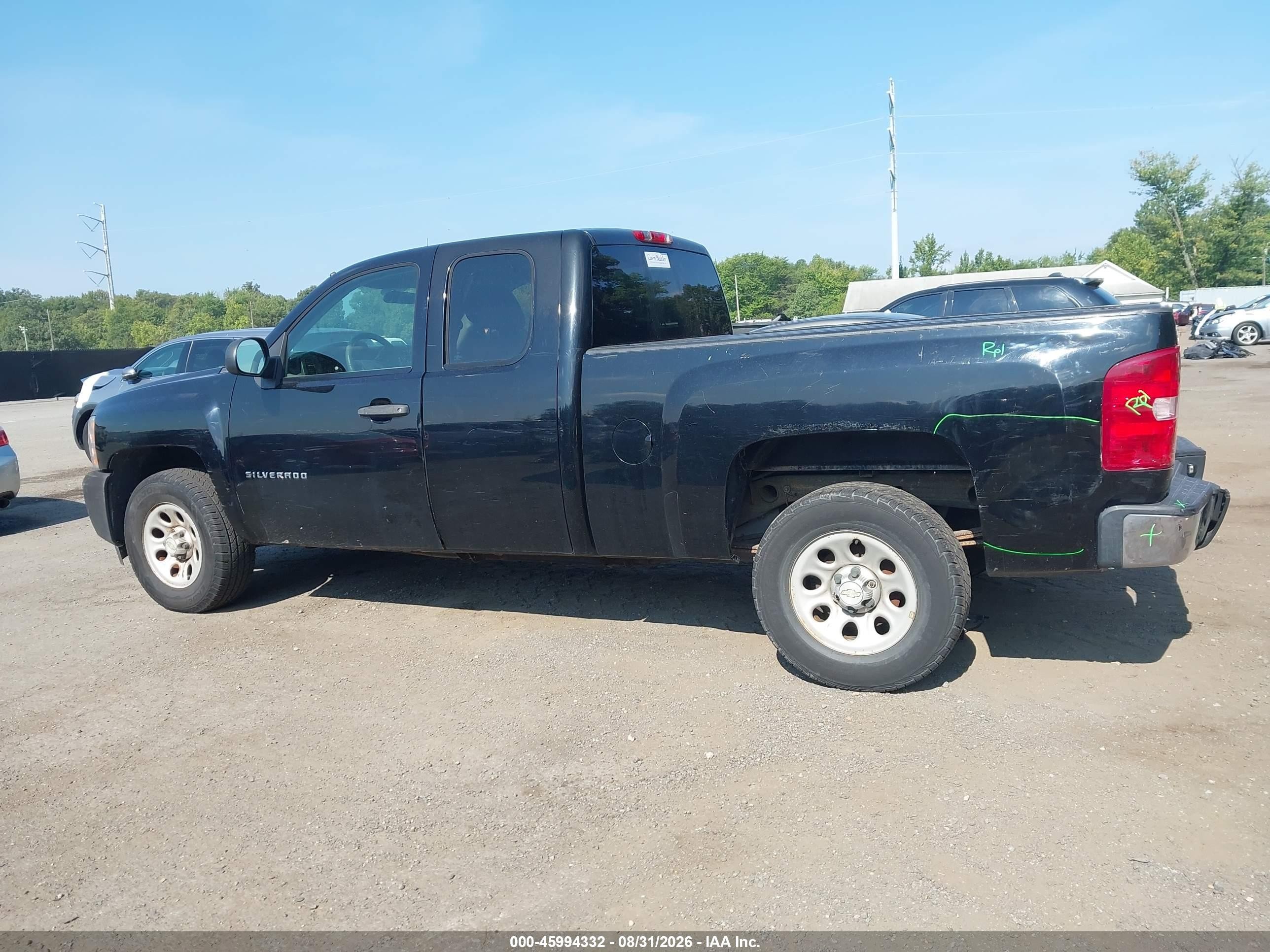 2010 Chevrolet Silverado 1500 Work Truck Черный vin: 1GCSCPEX9AZ123436