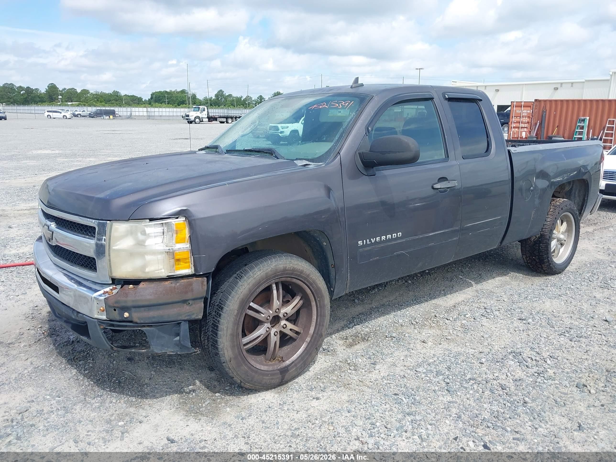 2010 Chevrolet Silverado 1500 Ls Серый vin: 1GCSCREA1AZ113149