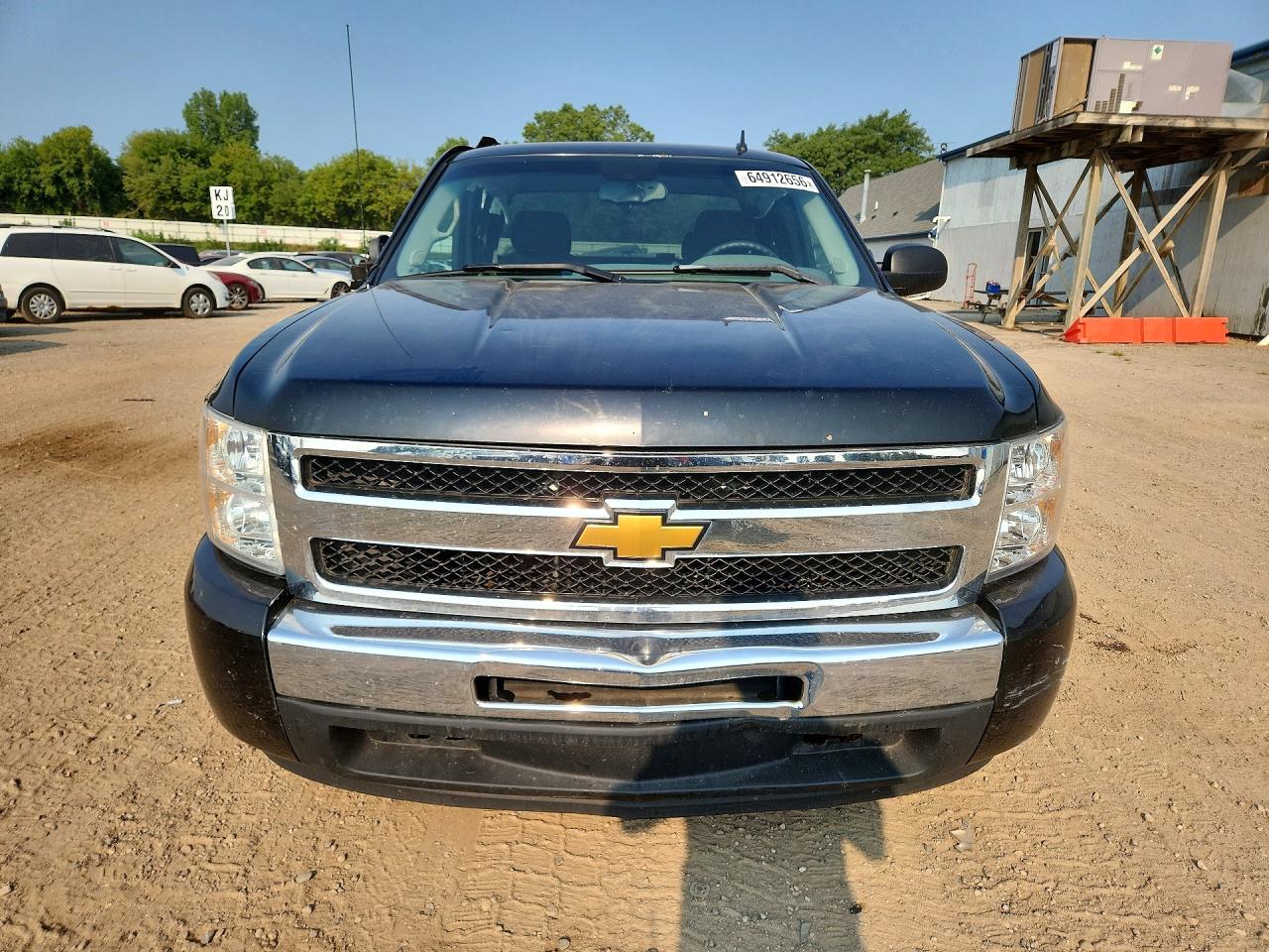 2010 Chevrolet Silverado C1500 Ls Black vin: 1GCSCREA7AZ110921
