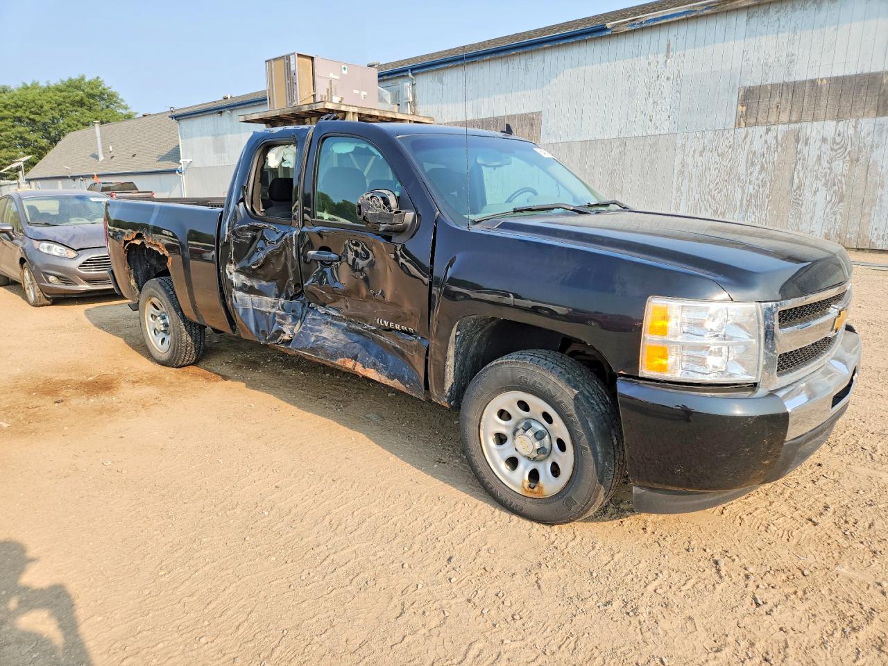 2010 Chevrolet Silverado C1500 Ls Black vin: 1GCSCREA7AZ110921