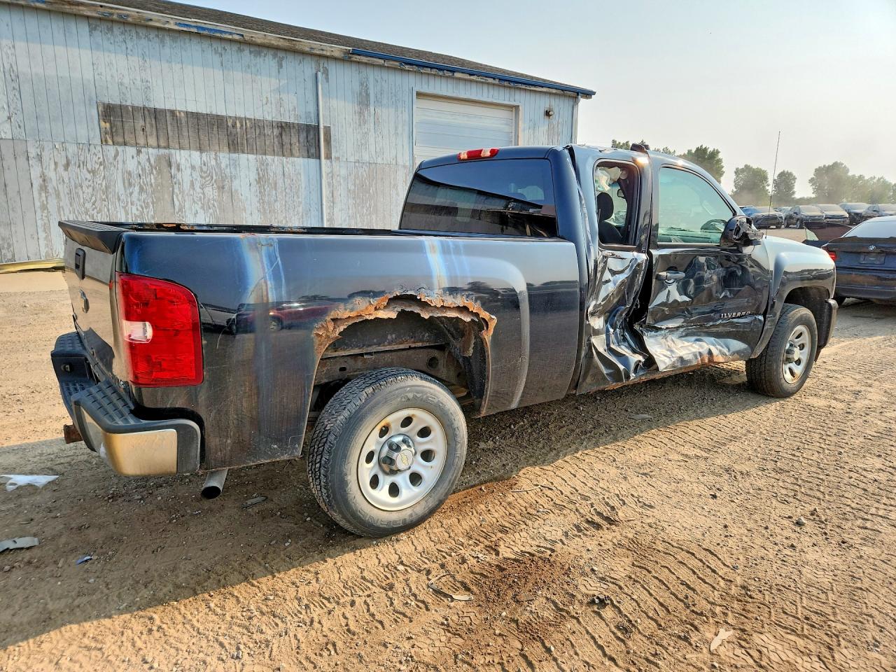 2010 Chevrolet Silverado C1500 Ls Black vin: 1GCSCREA7AZ110921