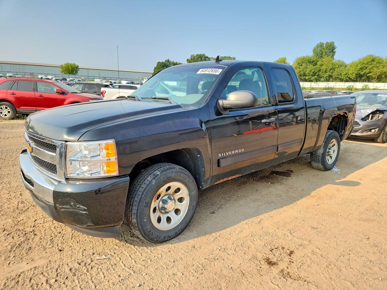 2010 Chevrolet Silverado C1500 Ls Black vin: 1GCSCREA7AZ110921