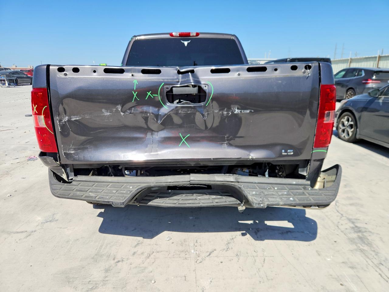 2010 Chevrolet Silverado C1500 Ls Gray vin: 1GCSCREA7AZ220089