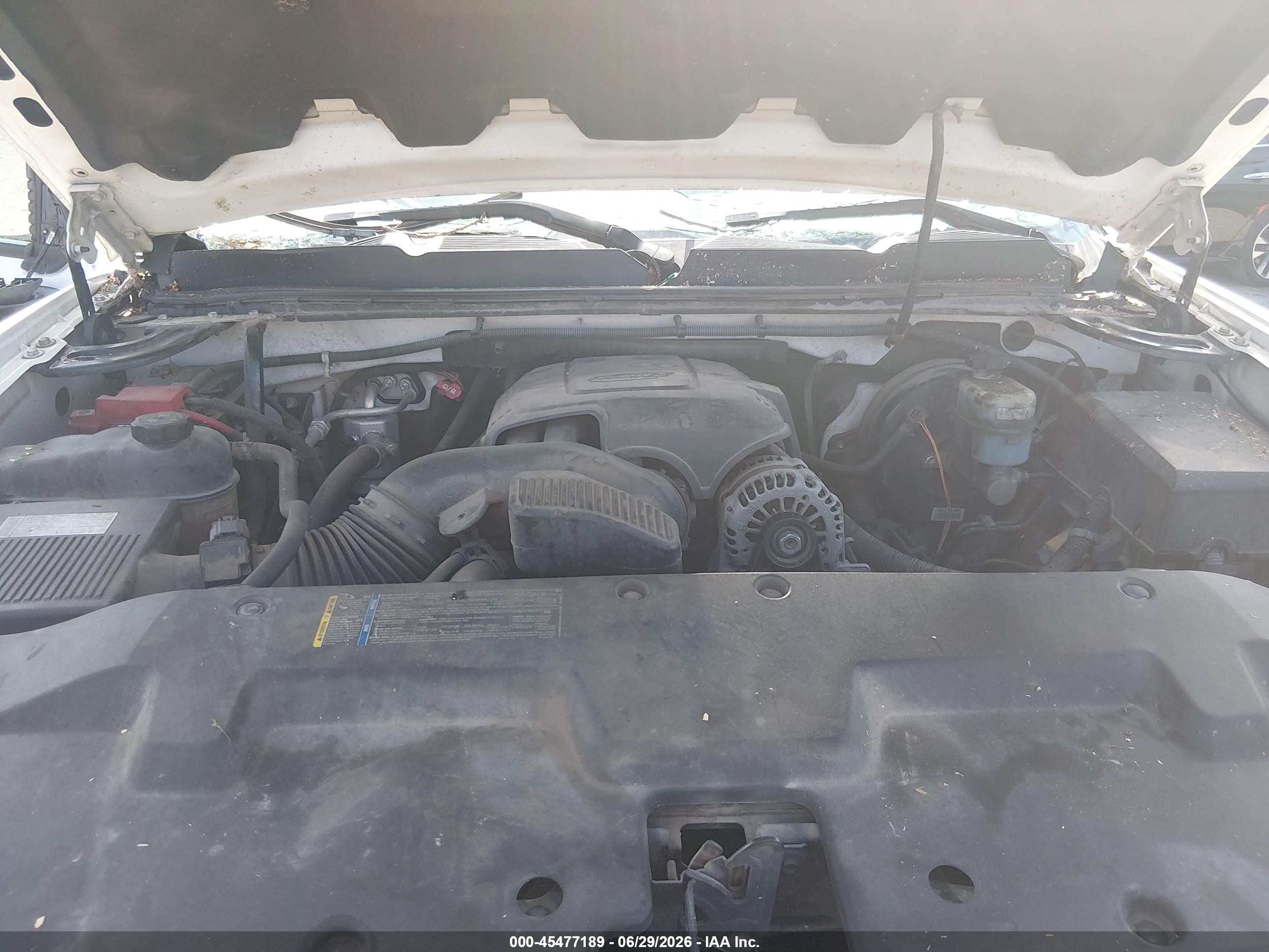 2010 Chevrolet Silverado 1500 Ls White vin: 1GCSCREA8AZ192271