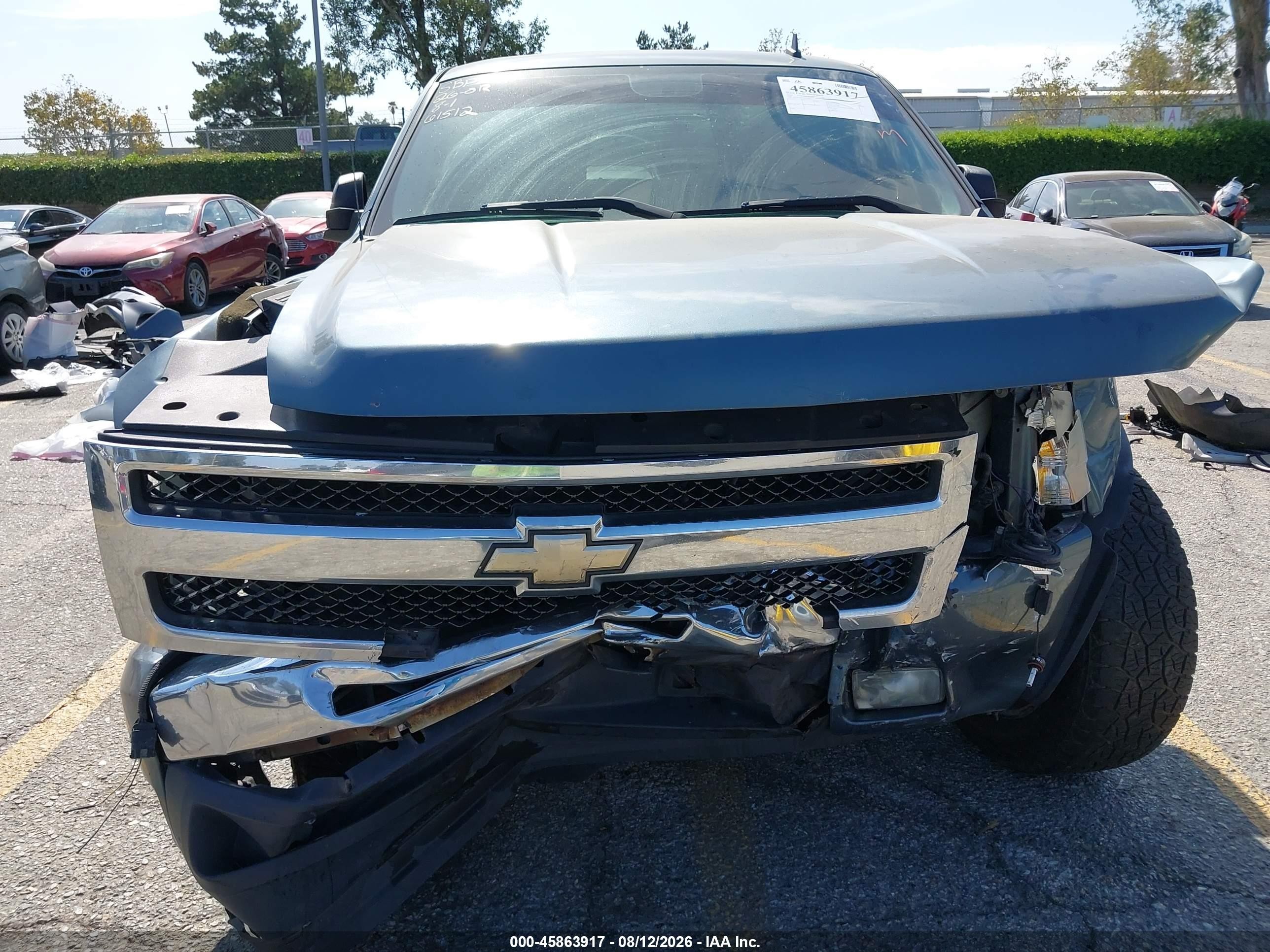 2010 Chevrolet Silverado 1500 Lt Серый vin: 1GCSCSE01AZ106670