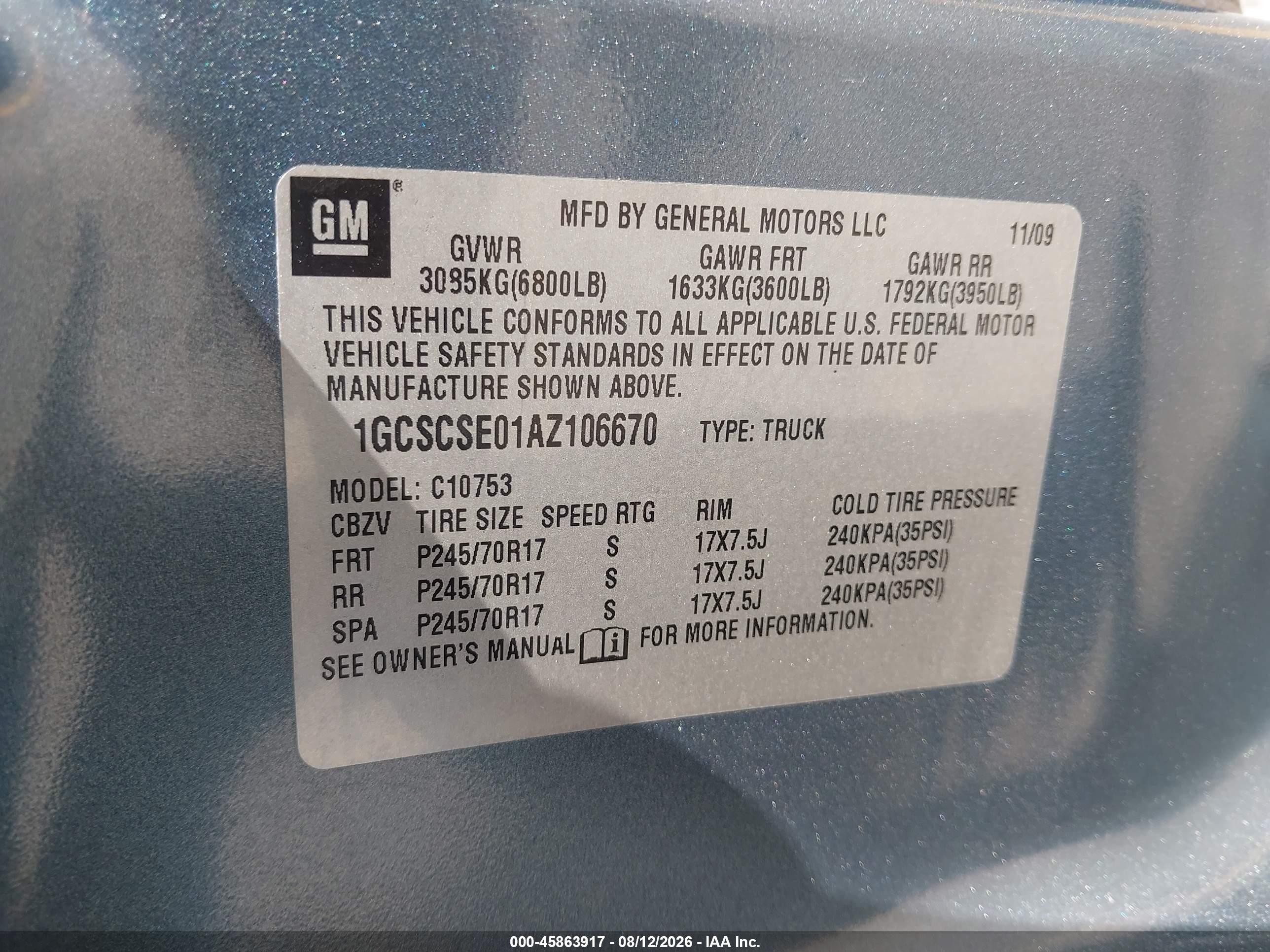 2010 Chevrolet Silverado 1500 Lt Серый vin: 1GCSCSE01AZ106670