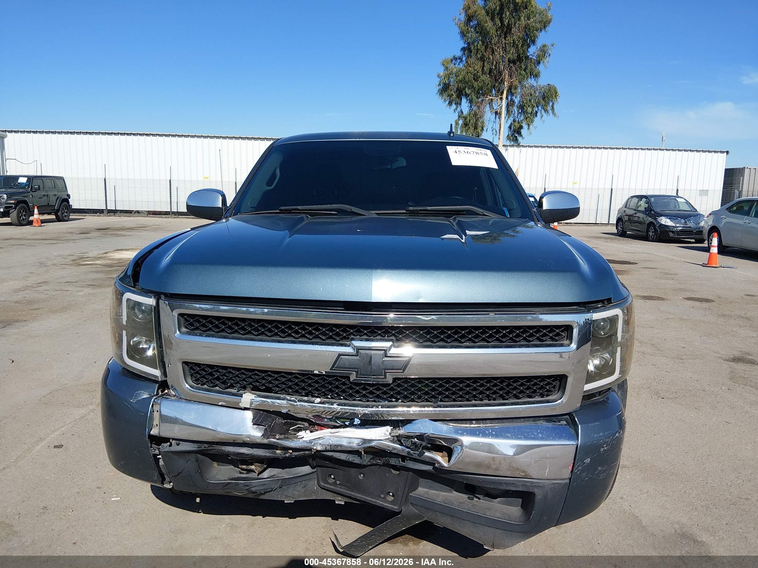 2010 Chevrolet Silverado 1500 Lt Blue vin: 1GCSCSE05AZ212331