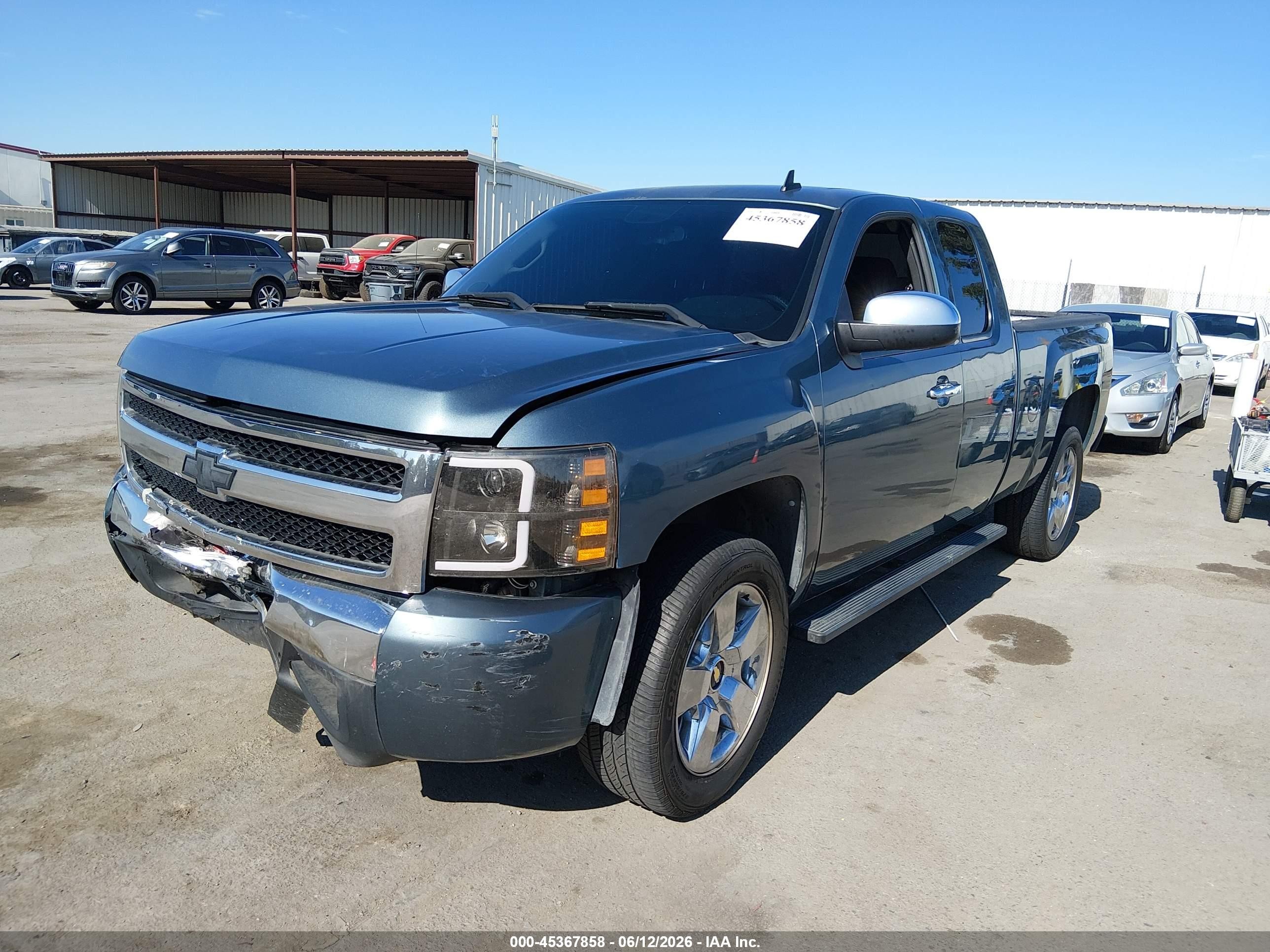 2010 Chevrolet Silverado 1500 Lt Blue vin: 1GCSCSE05AZ212331