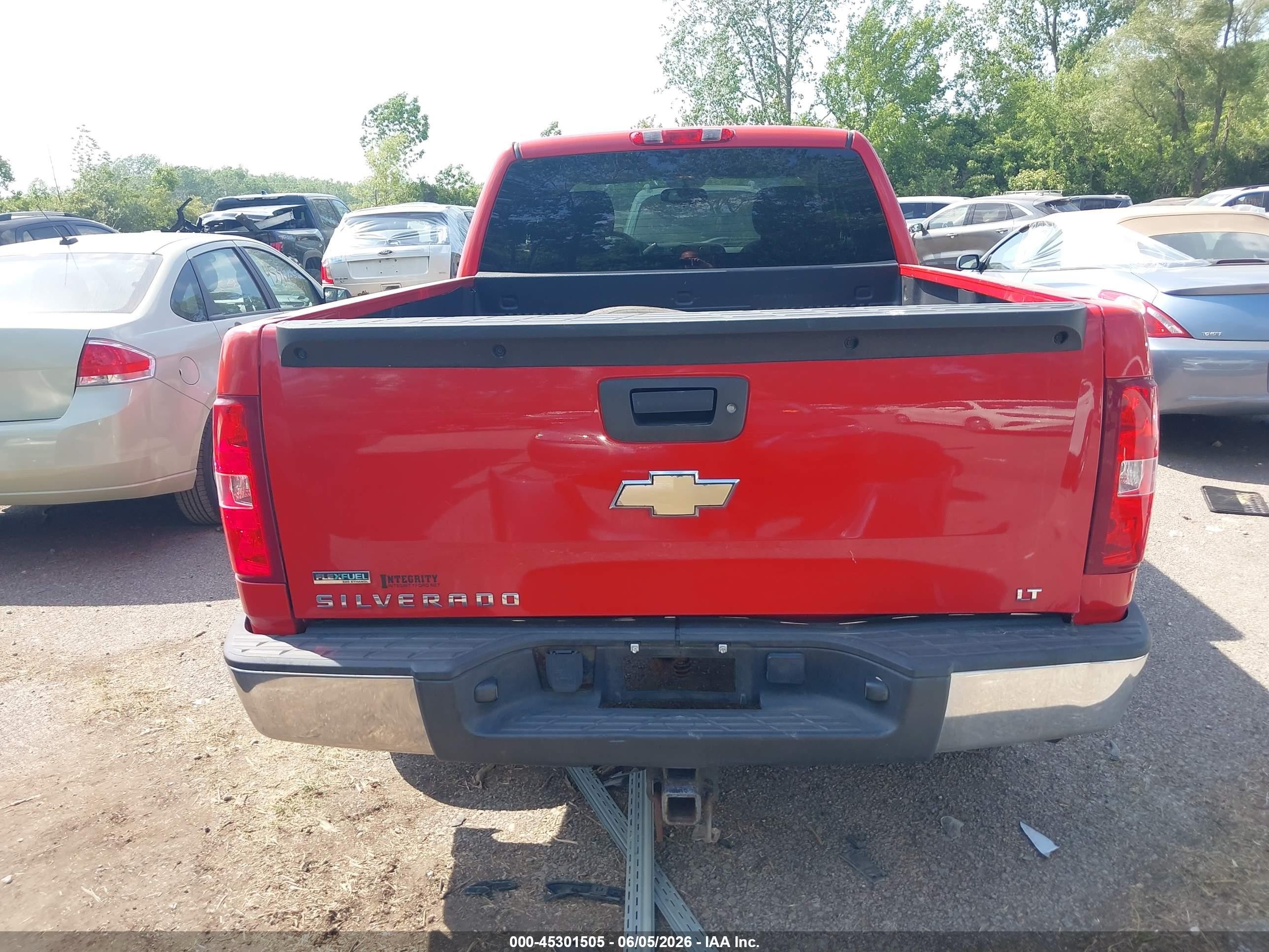 2010 Chevrolet Silverado 1500 Lt Red vin: 1GCSCSE06AZ148736