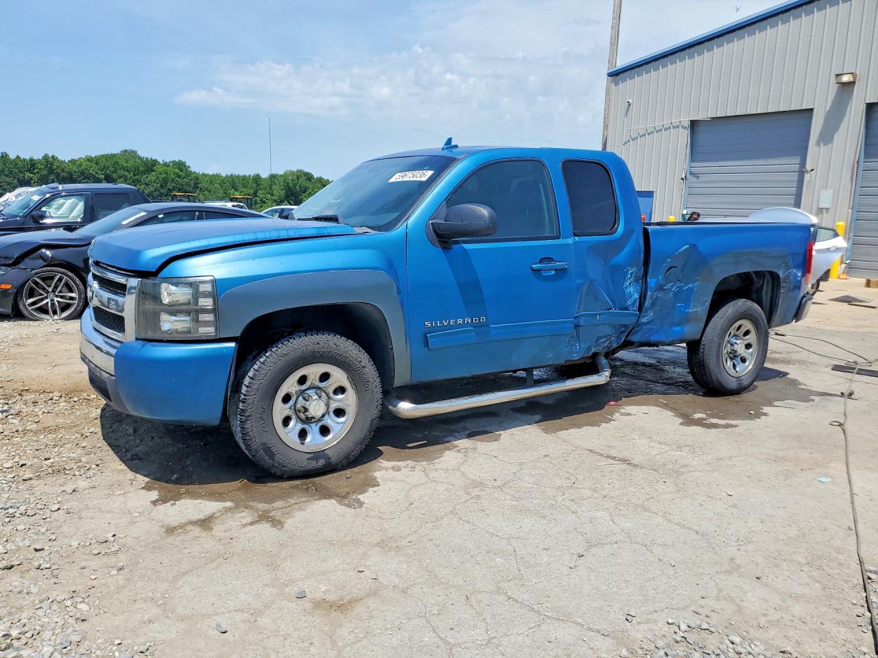 2010 Chevrolet Silverado C1500 Lt Синий vin: 1GCSCSE06AZ176097