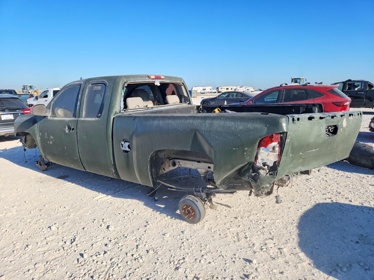 2010 Chevrolet Silverado C1500 Lt Green vin: 1GCSCSE06AZ242048