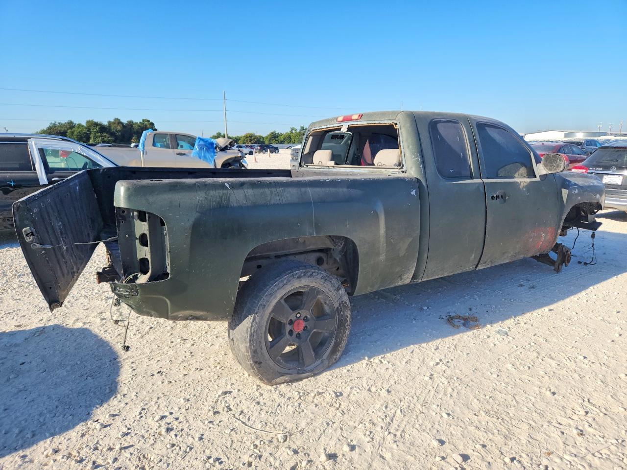 2010 Chevrolet Silverado C1500 Lt Green vin: 1GCSCSE06AZ242048