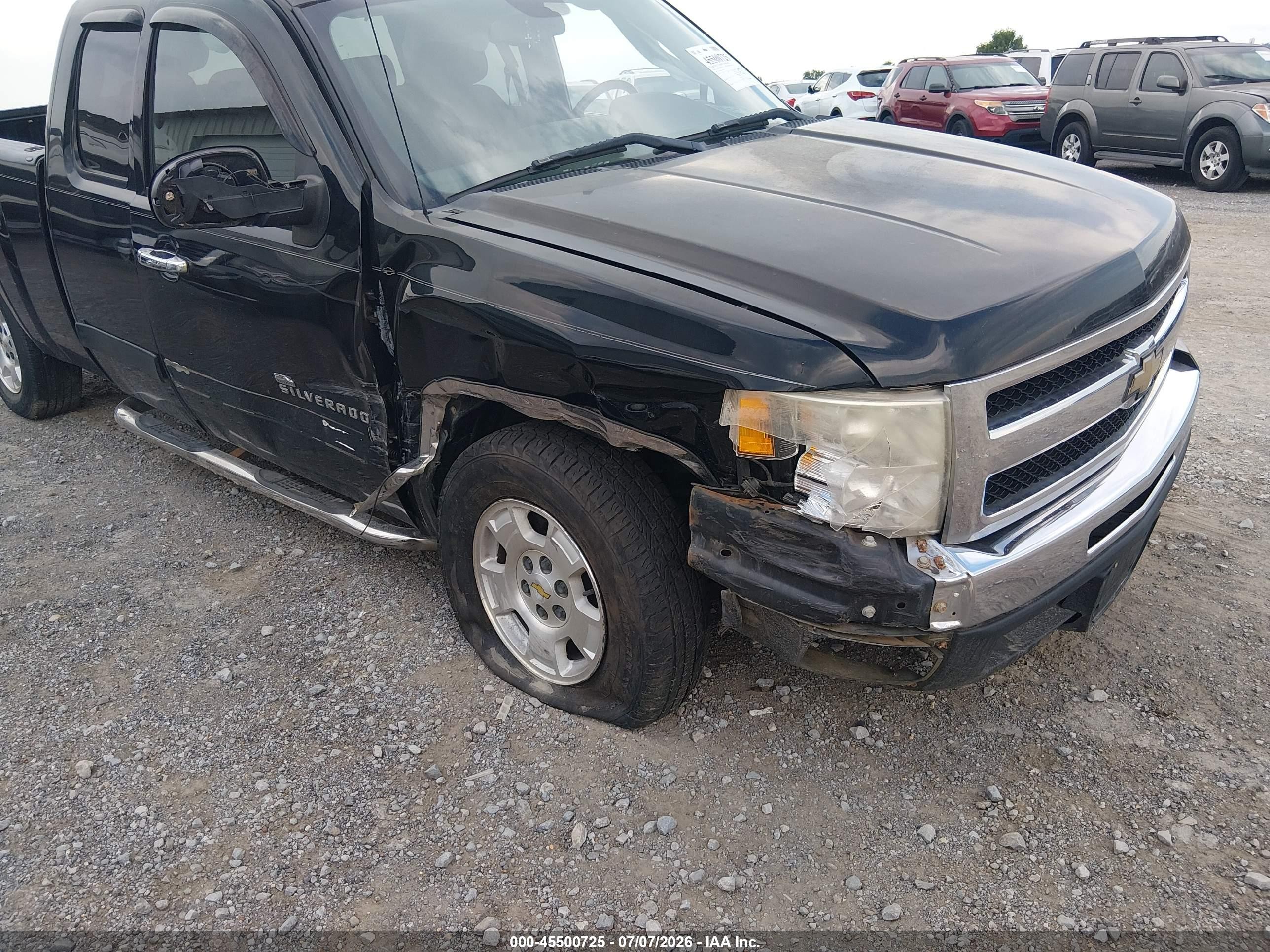 2010 Chevrolet Silverado 1500 Lt Black vin: 1GCSCSE07AZ252118