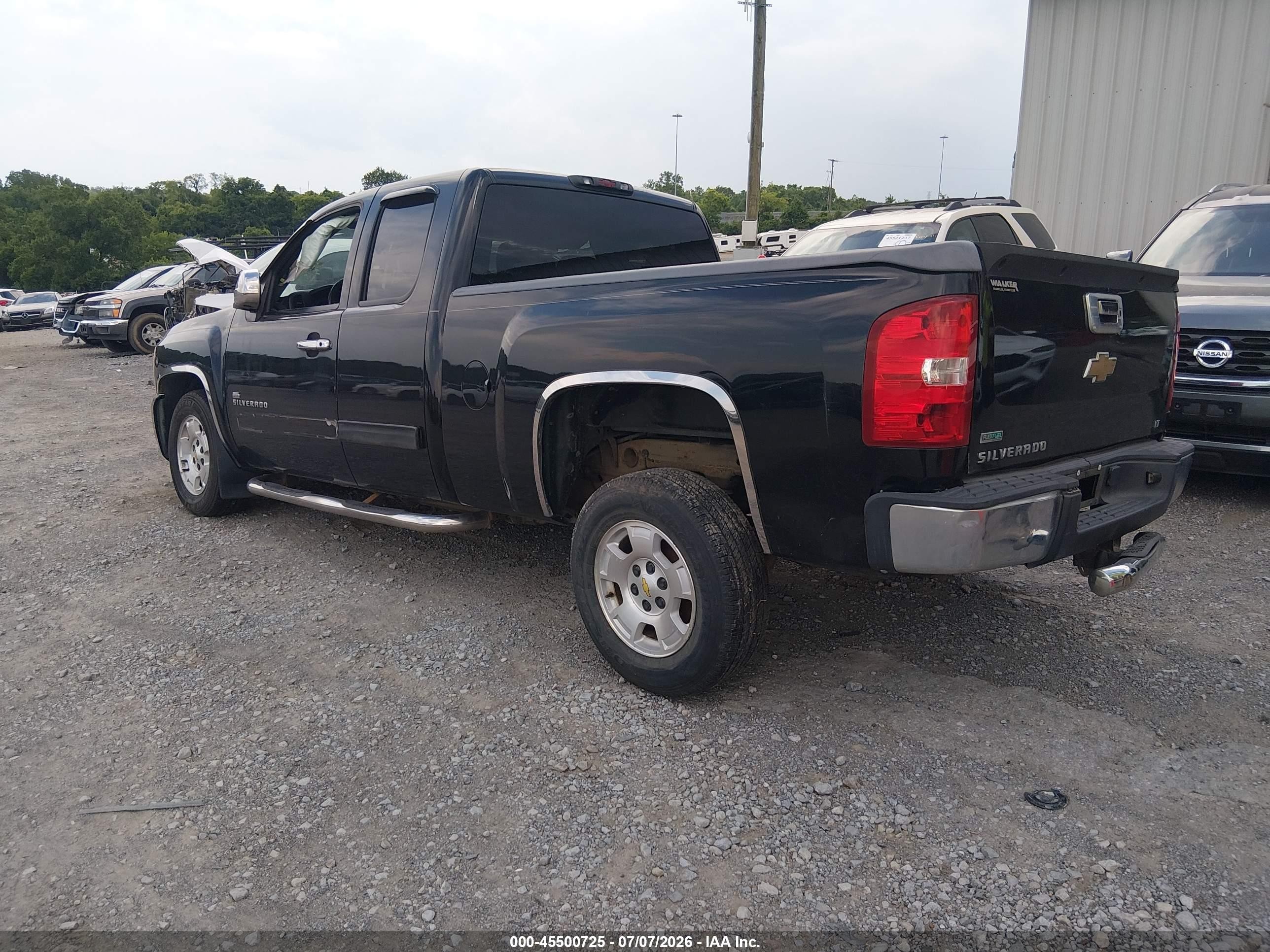 2010 Chevrolet Silverado 1500 Lt Black vin: 1GCSCSE07AZ252118