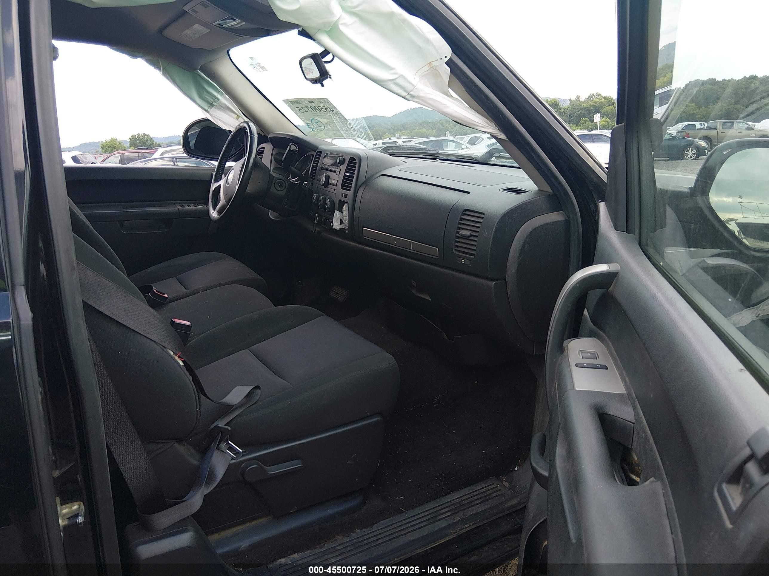 2010 Chevrolet Silverado 1500 Lt Black vin: 1GCSCSE07AZ252118