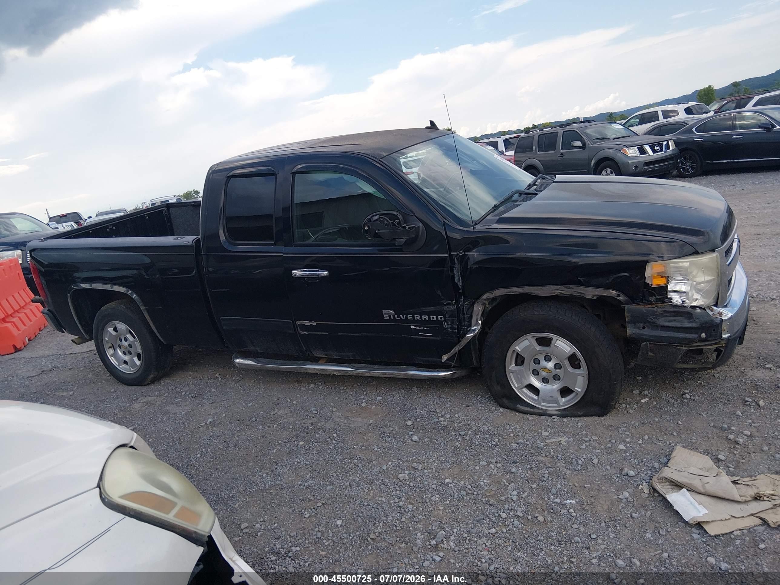 2010 Chevrolet Silverado 1500 Lt Black vin: 1GCSCSE07AZ252118