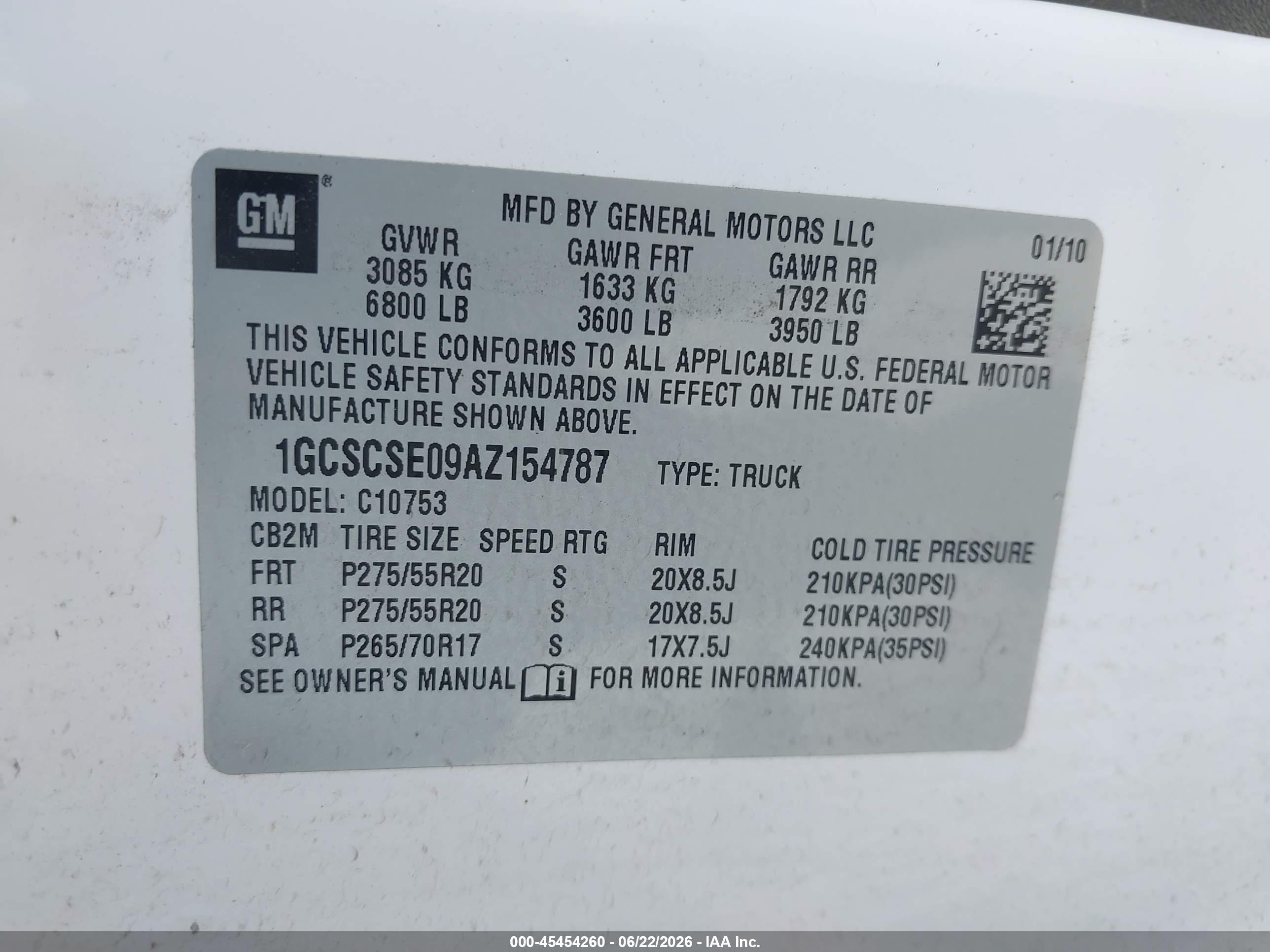 2010 Chevrolet Silverado 1500 Lt White vin: 1GCSCSE09AZ154787