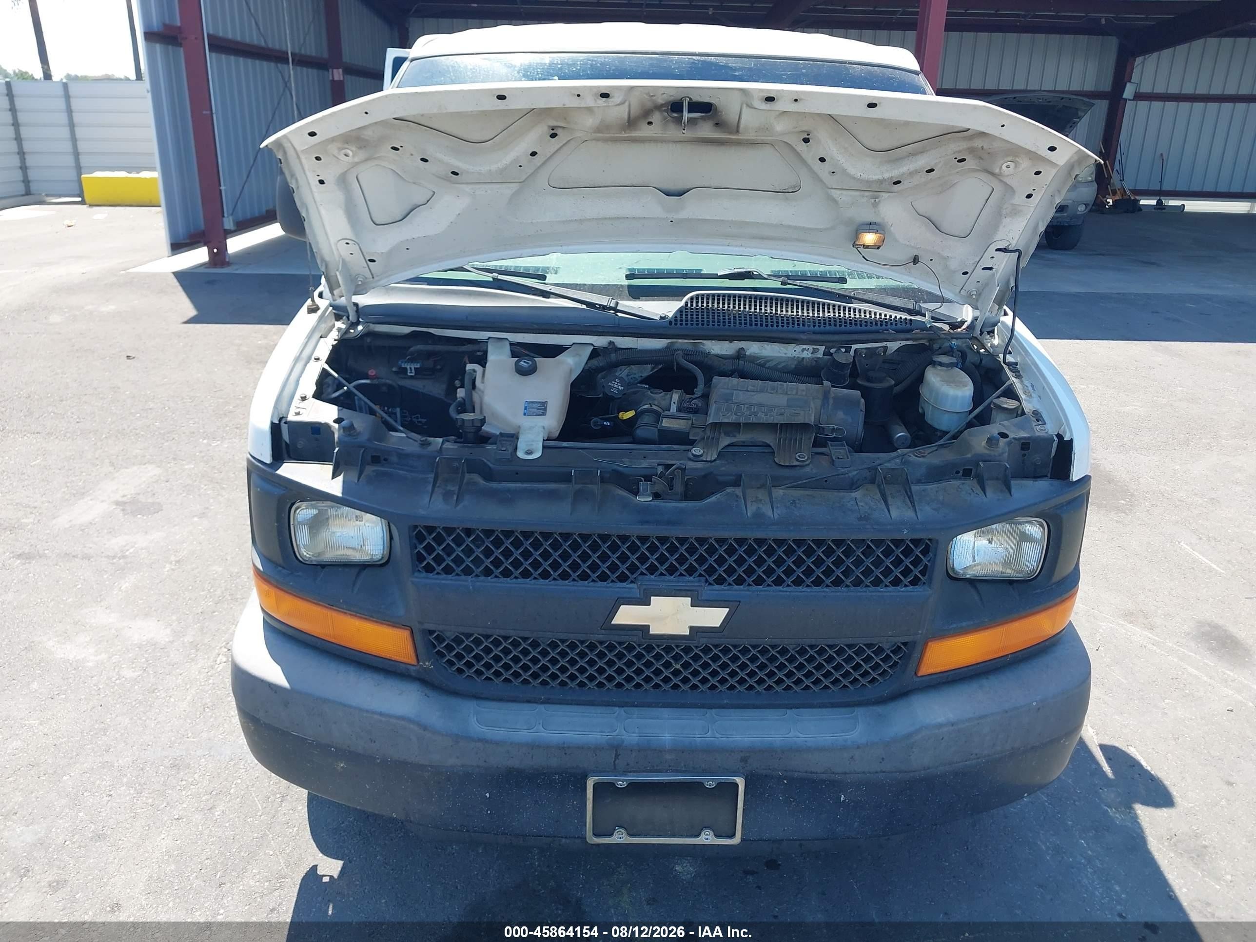 2013 Chevrolet Express 1500 Work Van White vin: 1GCSGAF40D1193206