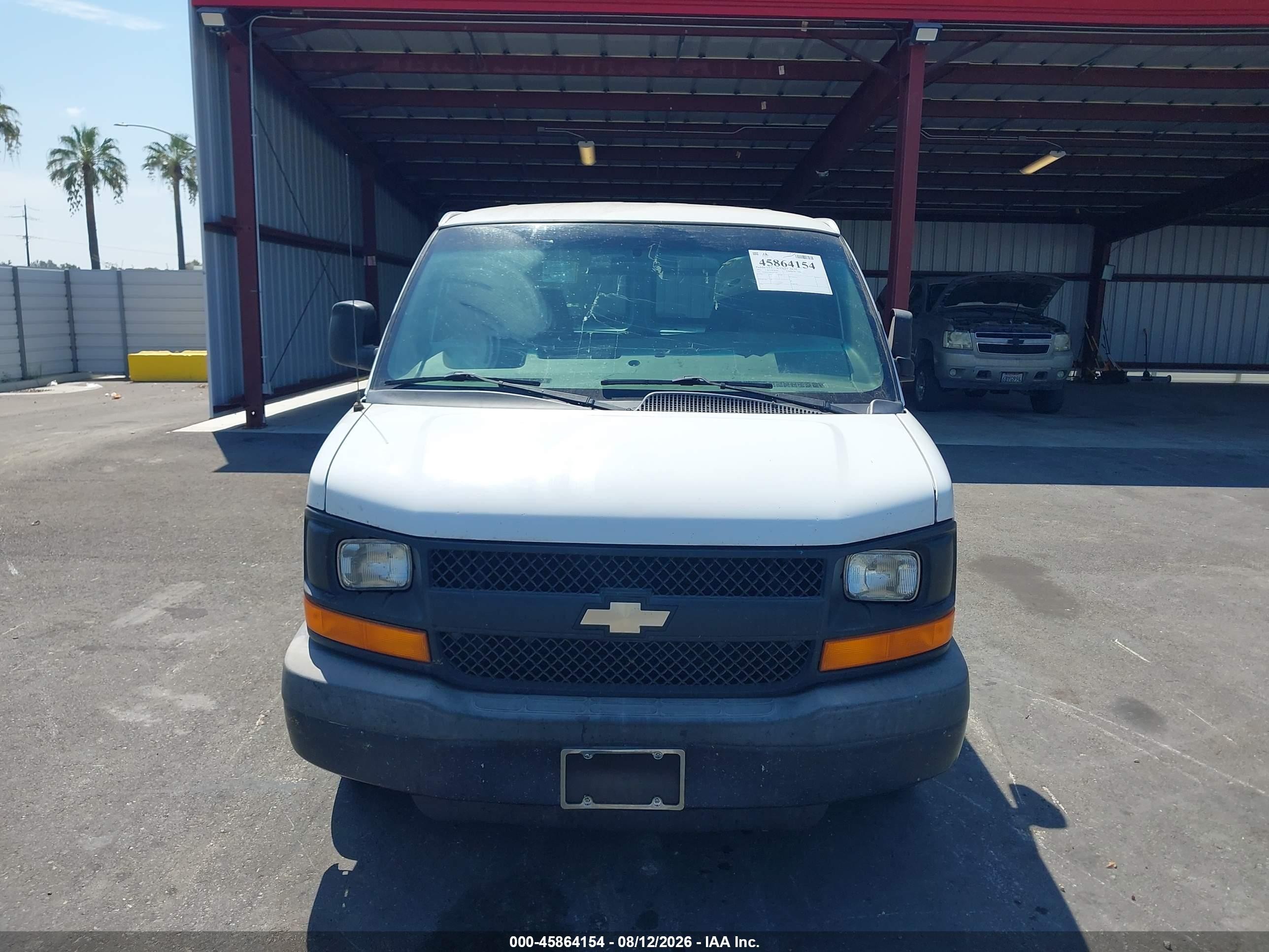2013 Chevrolet Express 1500 Work Van White vin: 1GCSGAF40D1193206