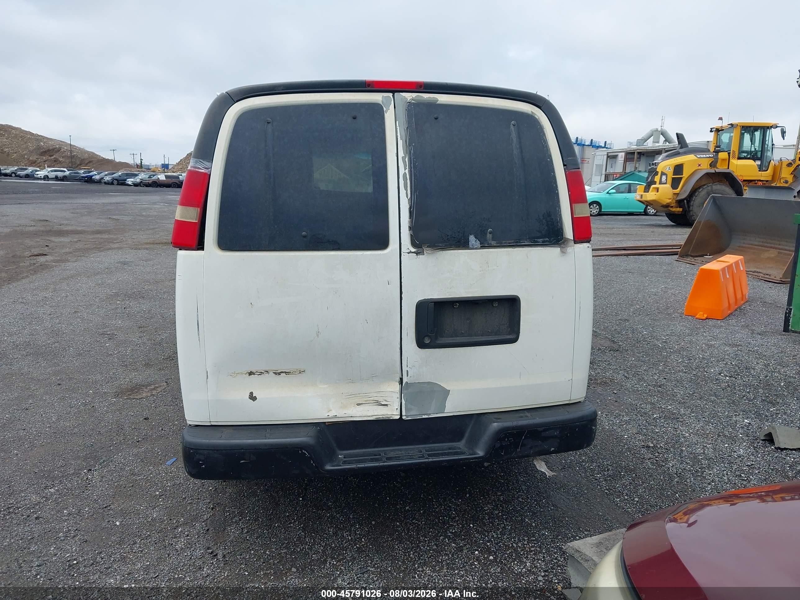 2012 Chevrolet Express 1500 Work Van White vin: 1GCSGAFX0C1120734