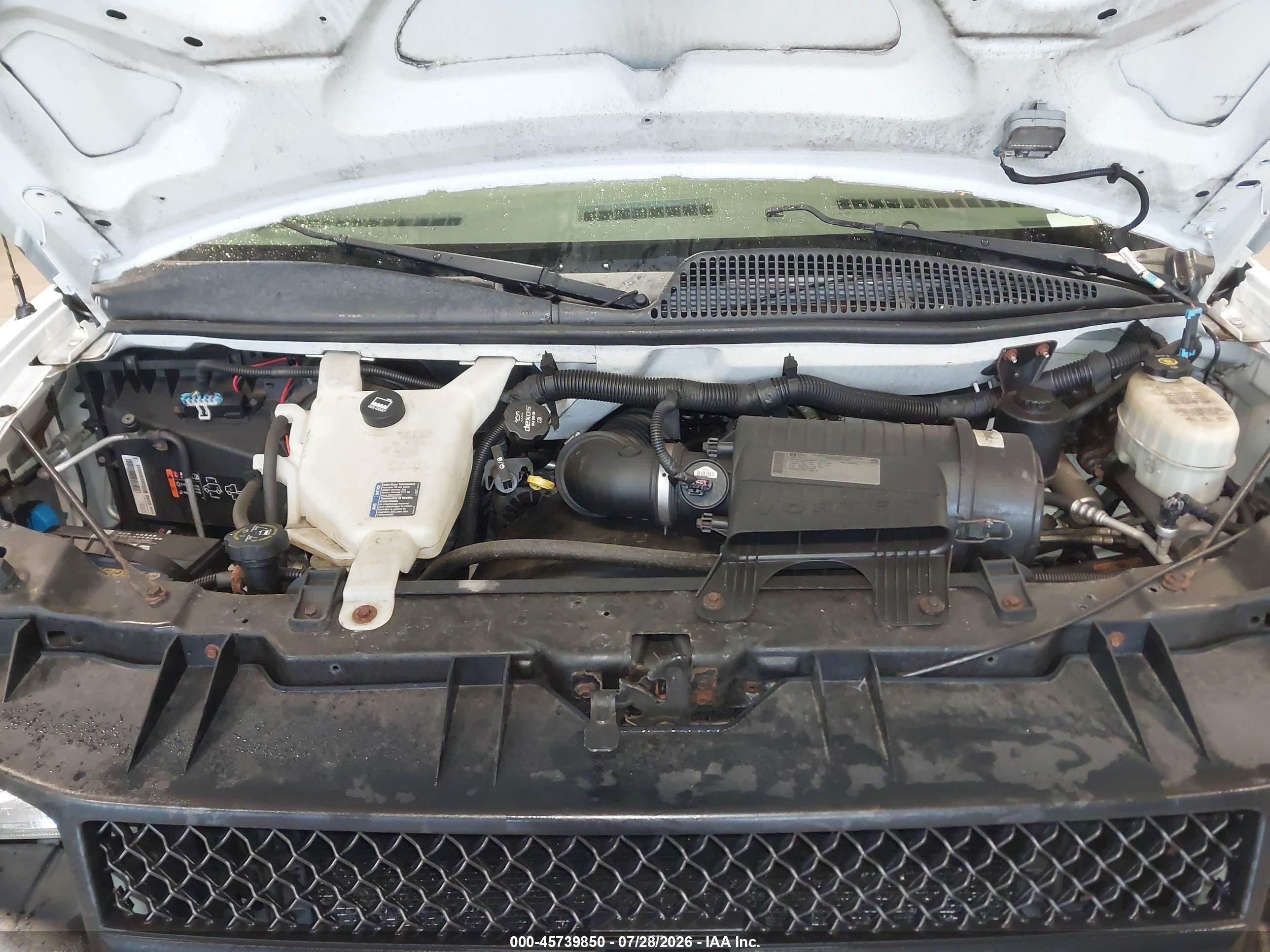 2014 Chevrolet Express 1500 Work Van White vin: 1GCSGAFX2E1143354