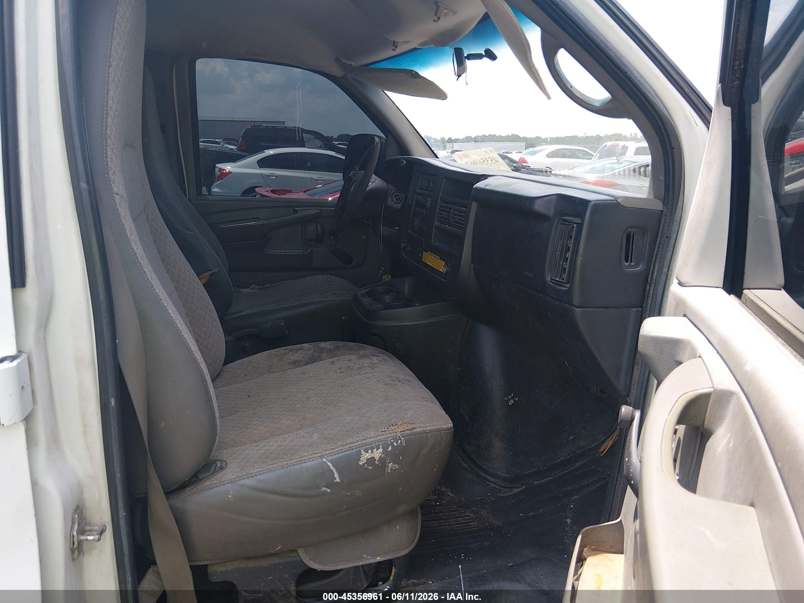 2012 Chevrolet Express 1500 Work Van White vin: 1GCSGAFX3C1108416