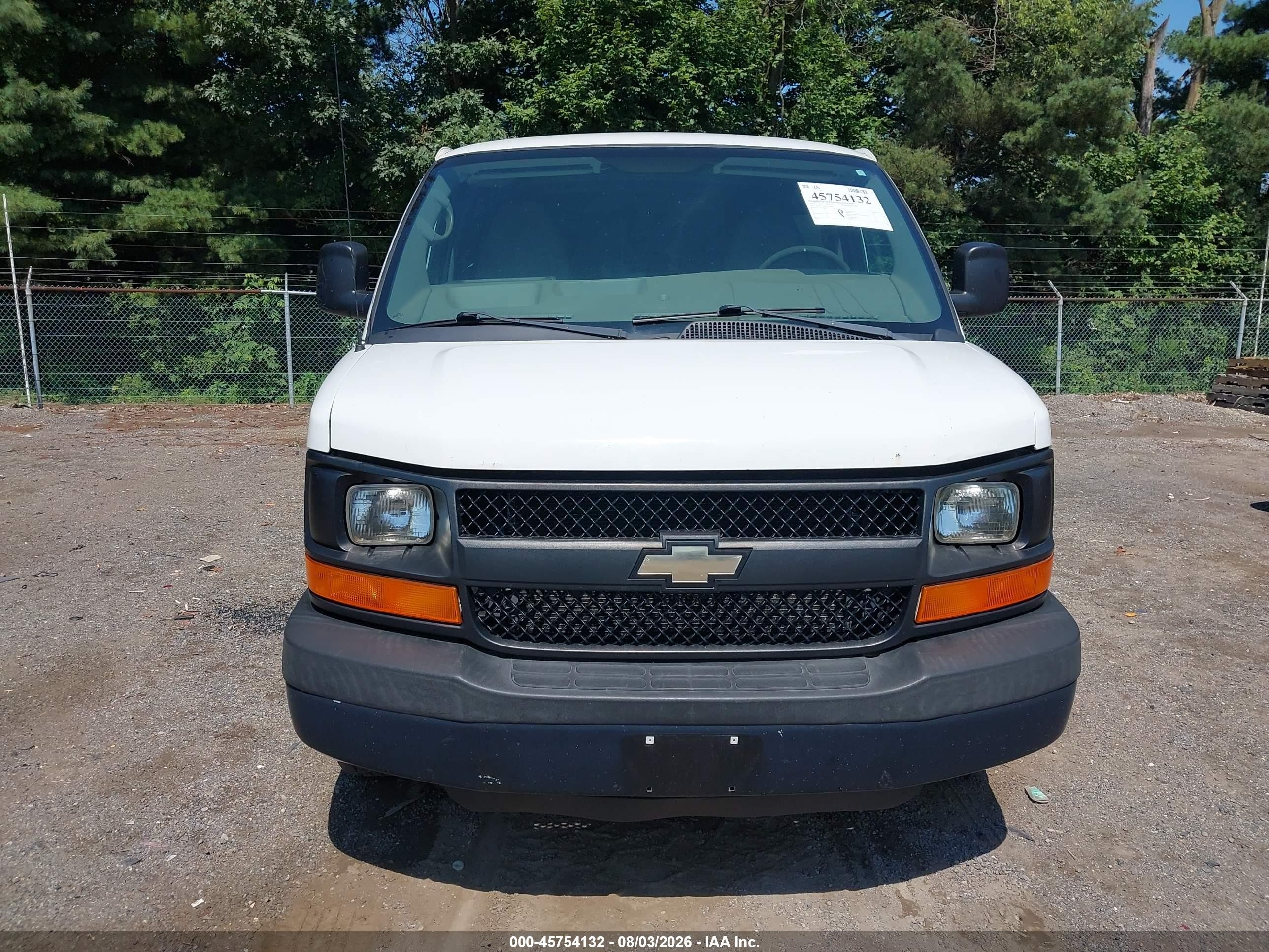 2014 Chevrolet Express 1500 Work Van White vin: 1GCSGAFX3E1119600